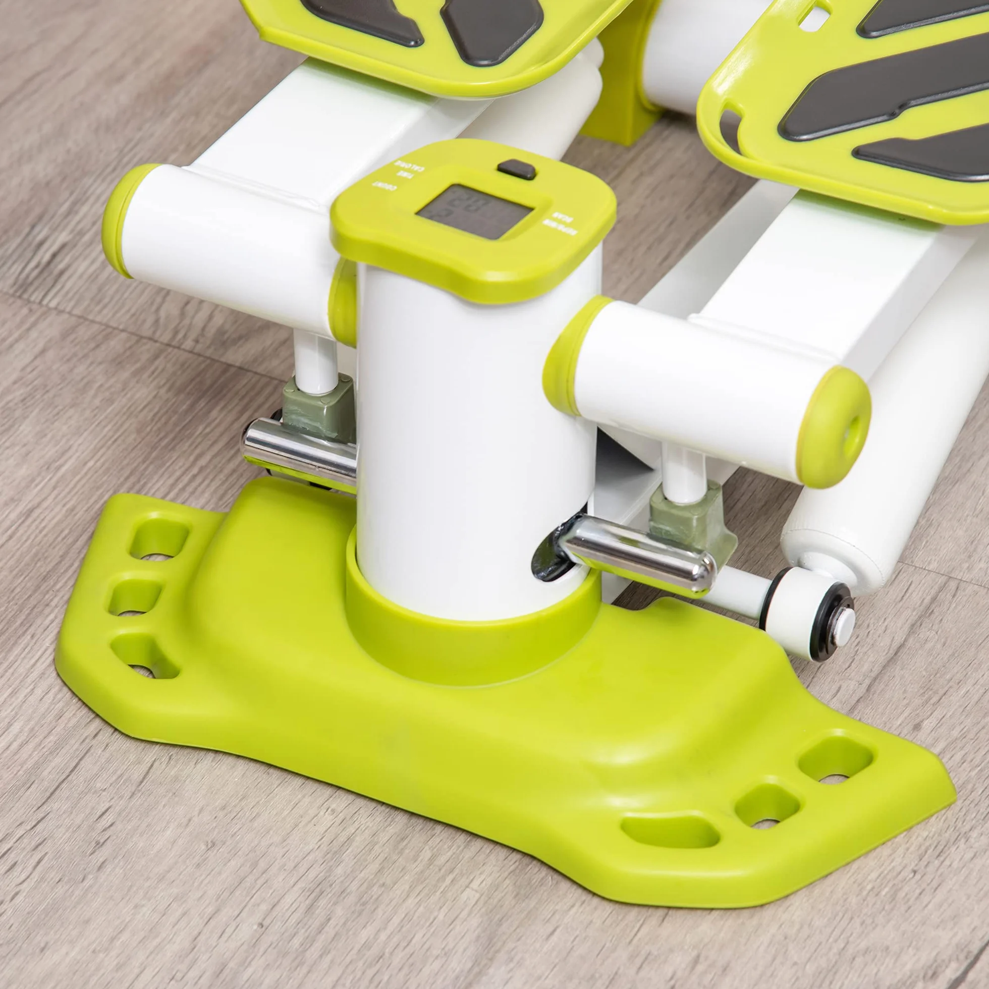 HOMCOM Mini stepper antypoślizgowy z wyświetlaczem LCD stal