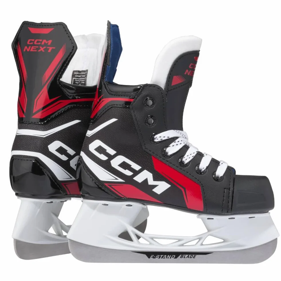 CCM Schlittschuhe NEXT Senior, duża powierzchnia boczna: 10 R (EU45,5), biała schlittschuhe: D