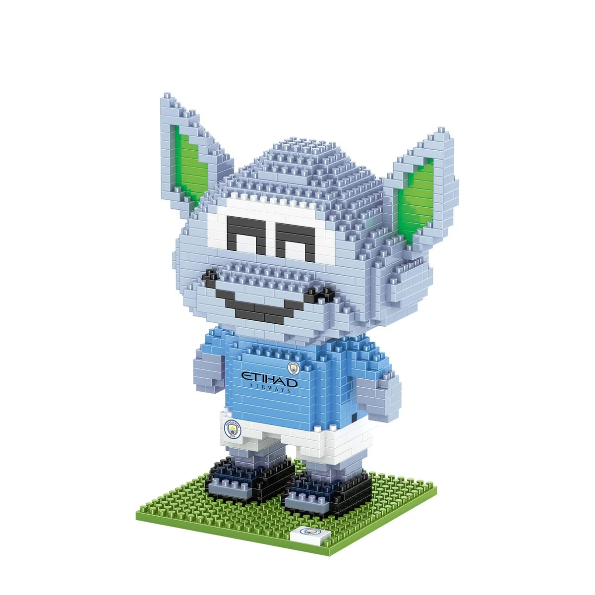 FOCO Oficjalny produkt licencjonowany Moonchester Manchester City FC BRXLZ maskotka 3D Bricks zabawka konstrukcyjna model