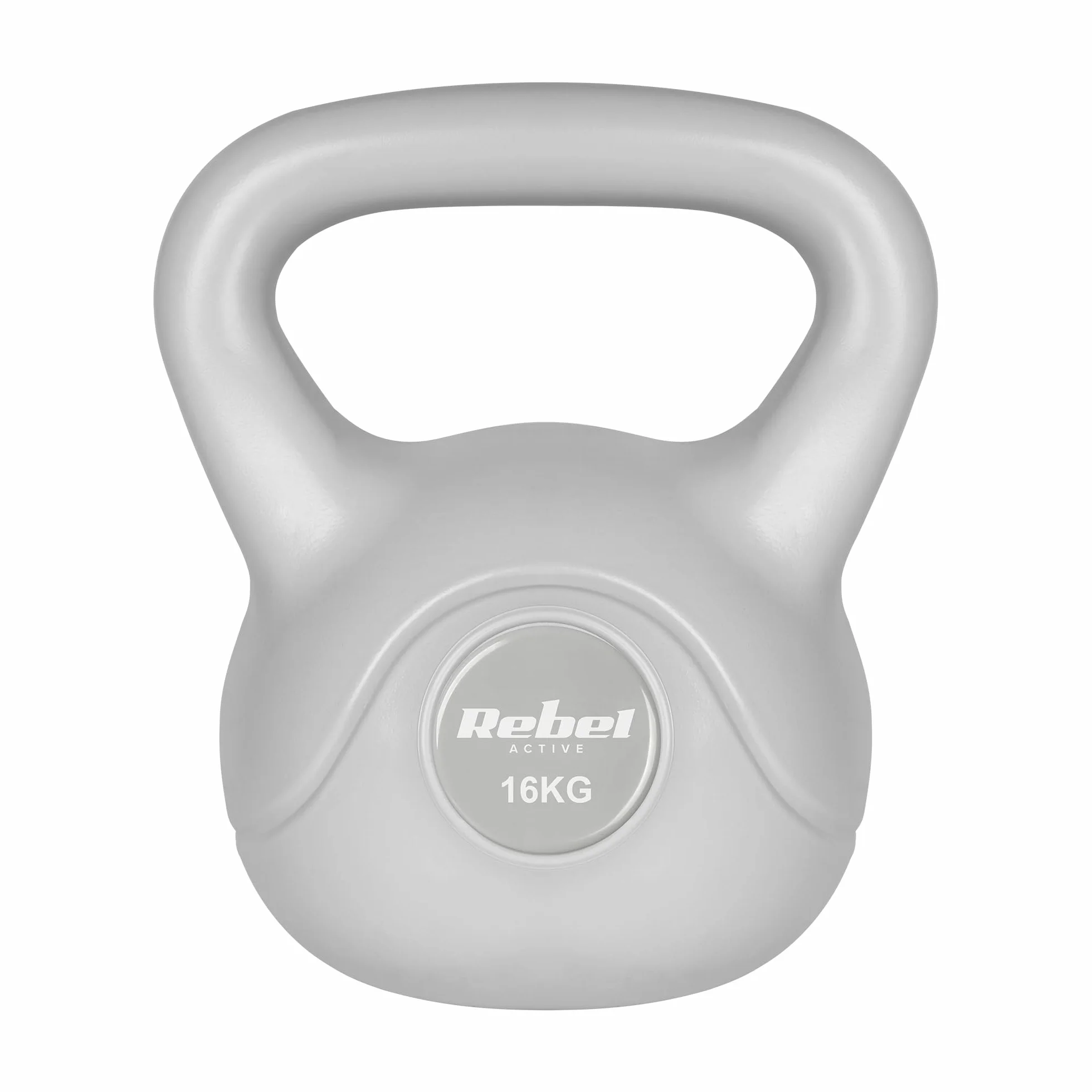 Rebel Electro Kettlebell Bitumiczny 16kg RBA-2322G-16 Szary