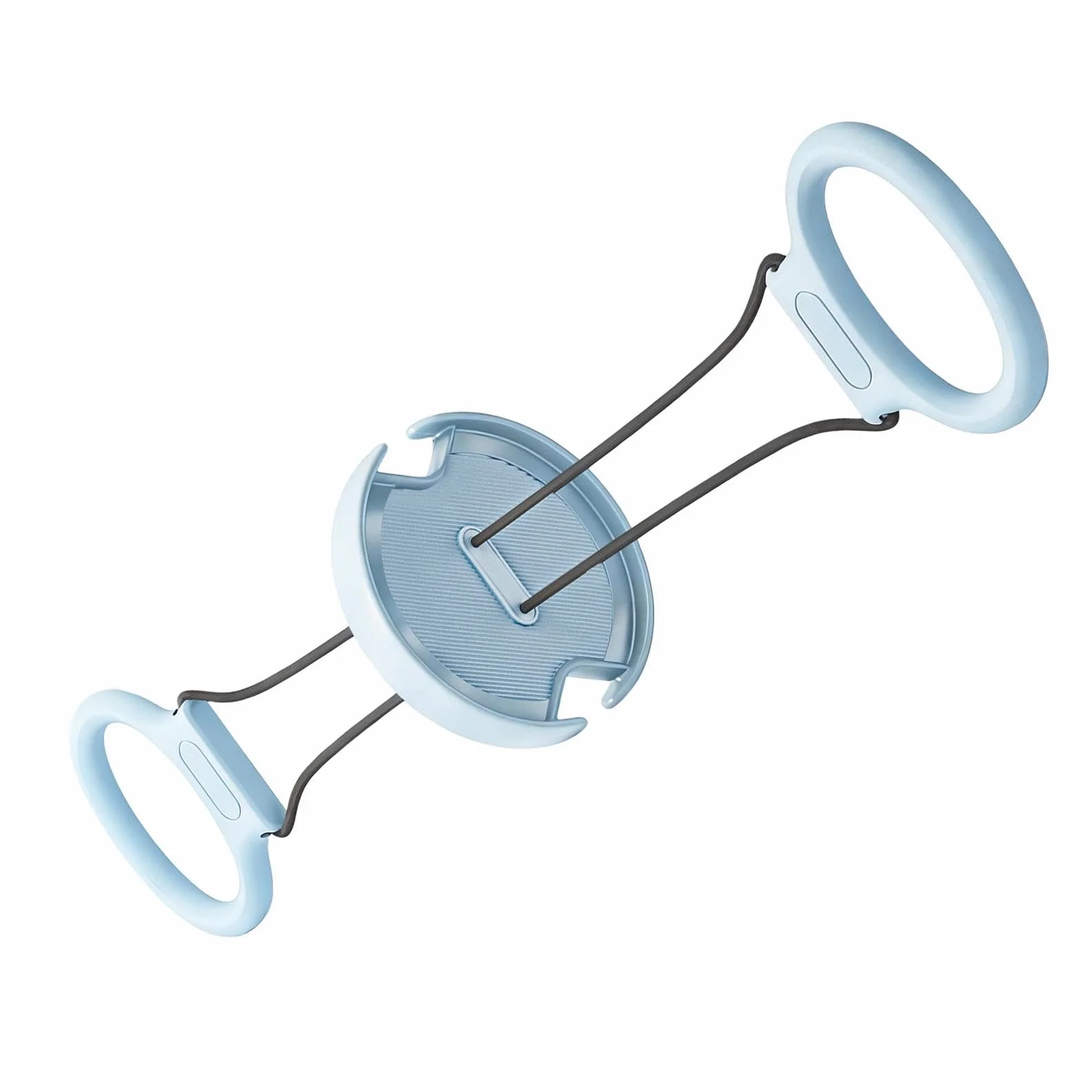 Chest Expander Men, składany, 18 cali, stalowy trener oporowy, antypoślizgowy uchwyt