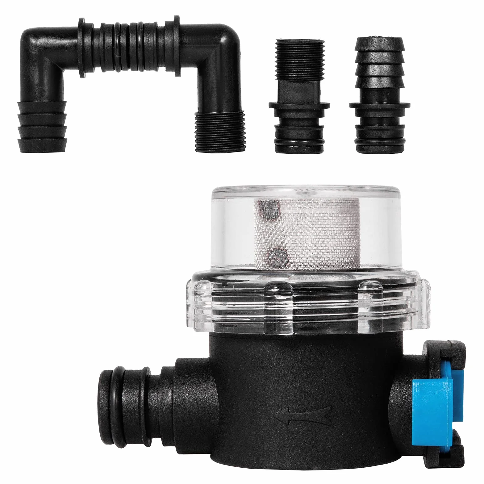 VEVOR Pompa wodna, membrana wysokociśnieniowa 12 V, wysokociśnieniowa pompa wodna 17 l/min, samozasysająca pompa membranowa 2 m, membrana 3-komorowa, pompa membranowa z zabezpieczeniem przed ciepłem