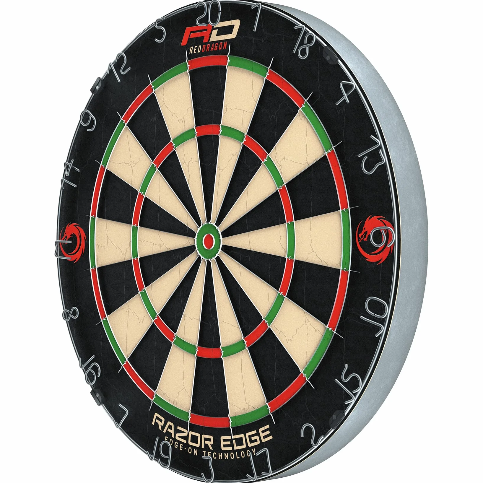 RED DRAGON RazorEdge Tournament Approved Professional Standard Premium Bristle Dartboard