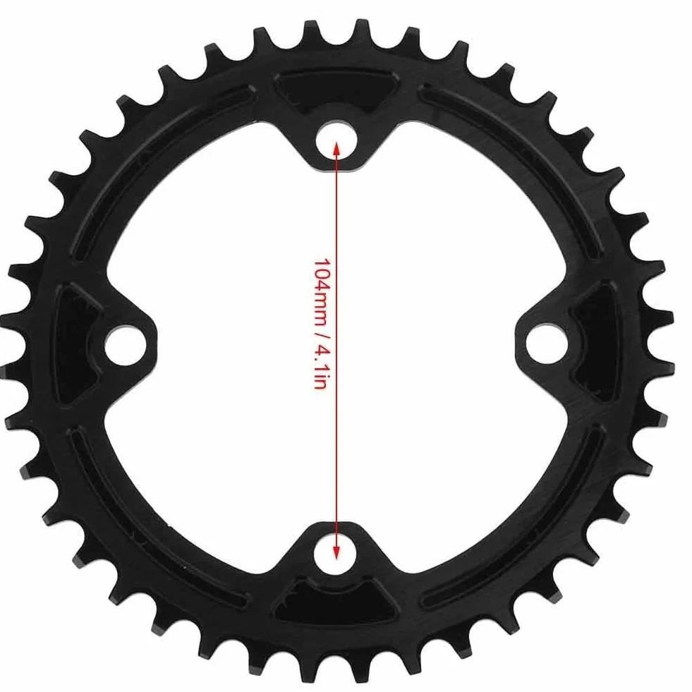Broco BCD 104 mm 40 T wąski szeroki łańcuszek pierścień do SHIMANO zestaw korbowy AM/XC rower