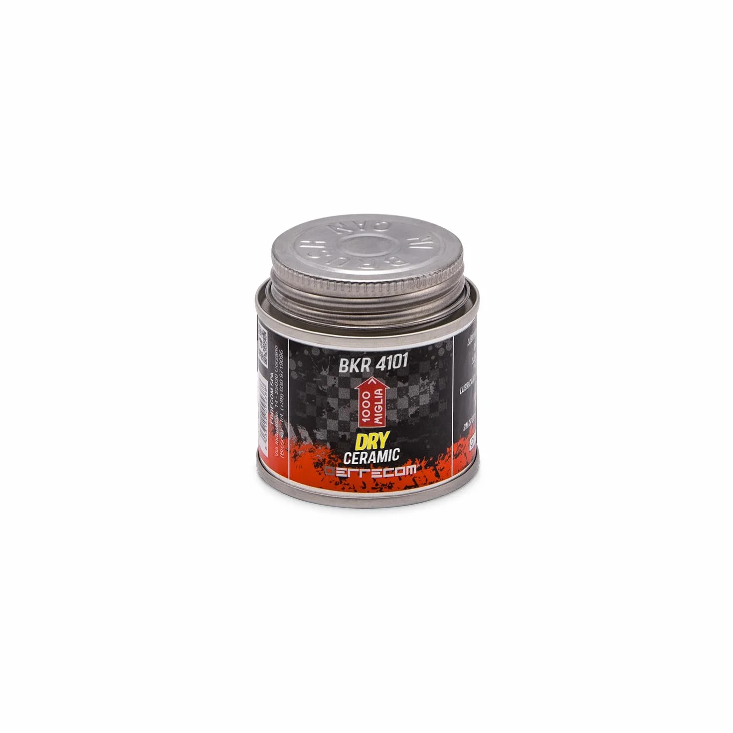 1000 Miglia BKR 4101 CERAMICZNY Smar do Łańcucha Rowerowego DRY - 60 ml, Na Sucho, Fluorescencyjny i Zapachowy, Pojemnik All-In-One, Pędzelek w zestawie