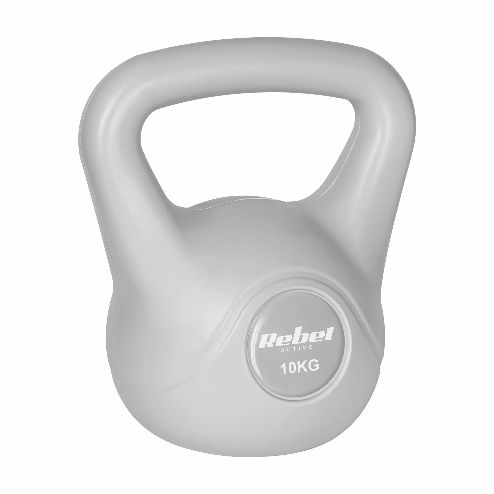 Rebel Electro Kettlebell Bitumiczny 10kg RBA-2322G-10 Szary