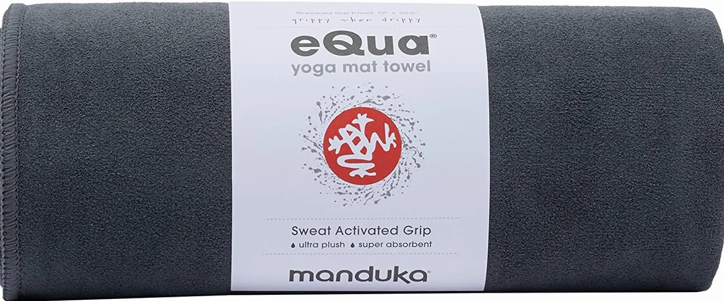 Manduka equa Yoga Mat Asciugamano, Unisex, Thunder