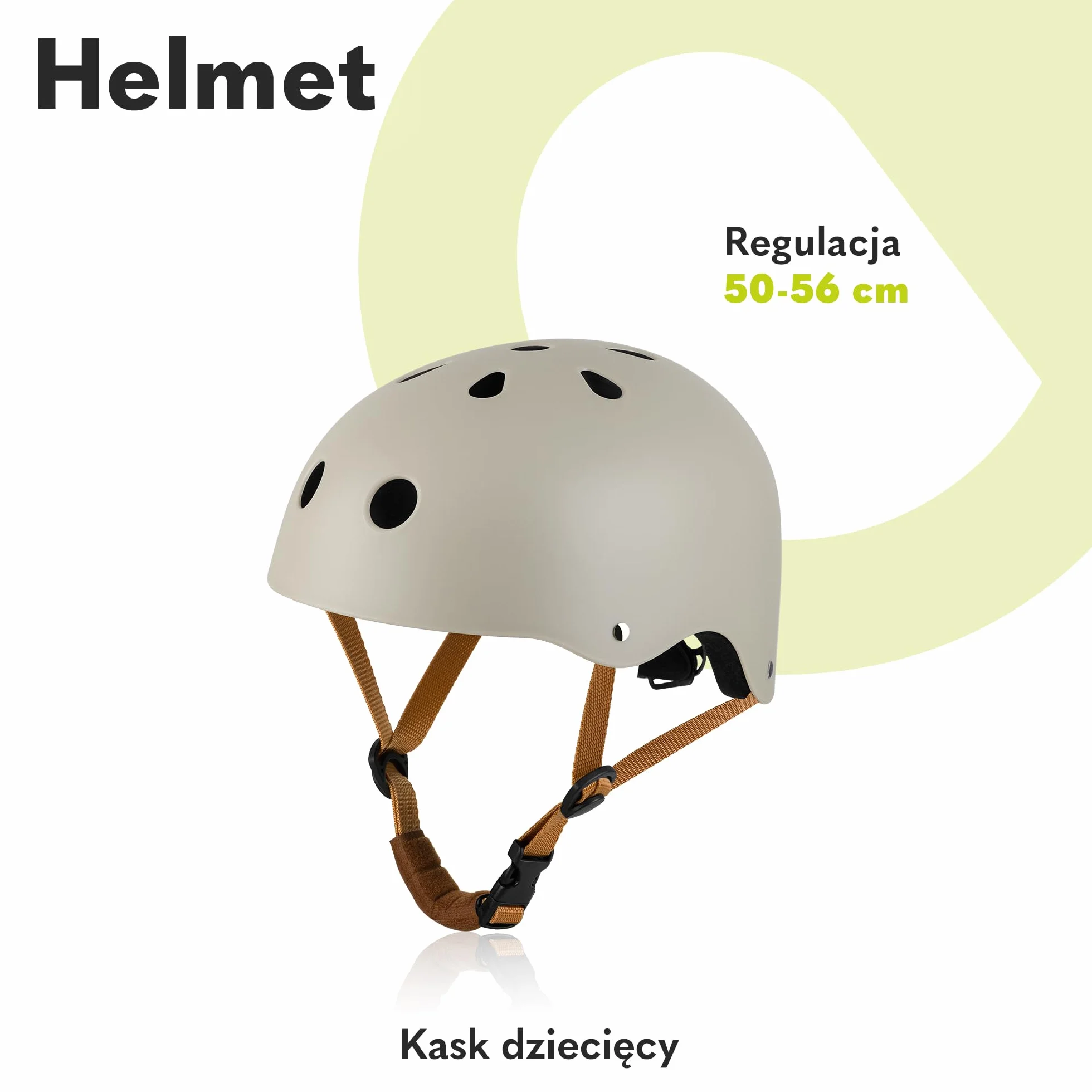 LIONELO Helmet Ochronny Kask Rowerowy dla Dzieci, Regulowany 50-56 cm, Osłona na Podbródek, Kask Dla Dziewczynek i Chłopców z Certyfikatem Intertek, Rozmiar S