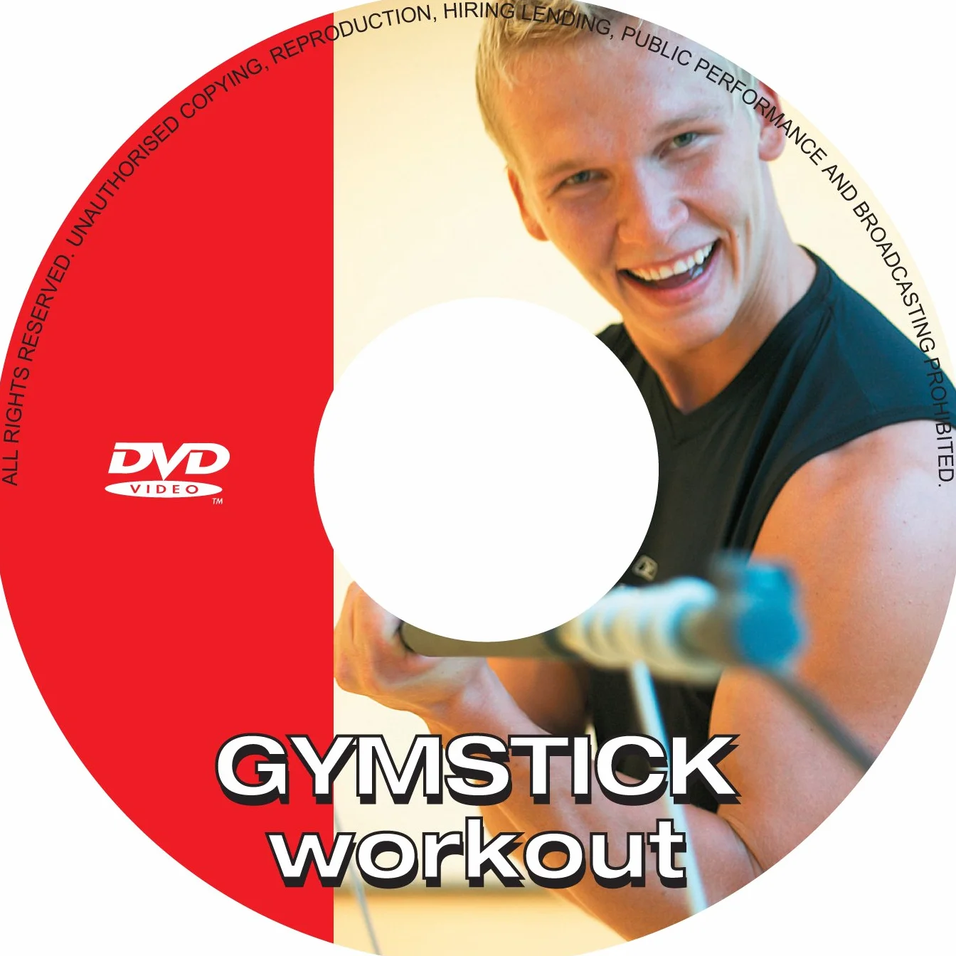 GYMSTICK Original 2.0 Mittel, niebieski