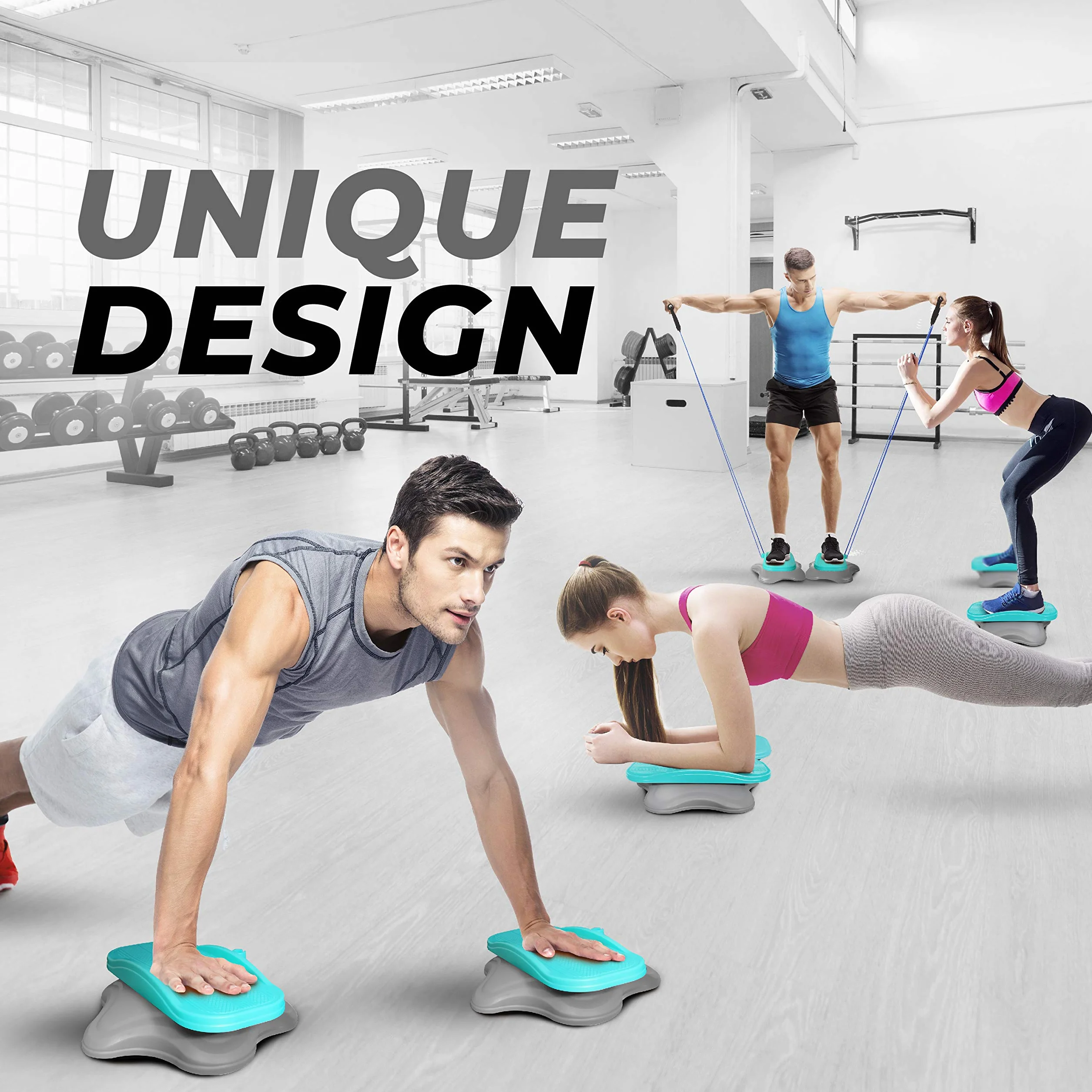 Yes4All Twist Waist Disc - Fitness Talia Twister nowej generacji Fitness Talia Twist Disc do wielofunkcyjnej podeszwy stóp Sprzęt fitness do domu, wyszczuplający sprzęt sportowy