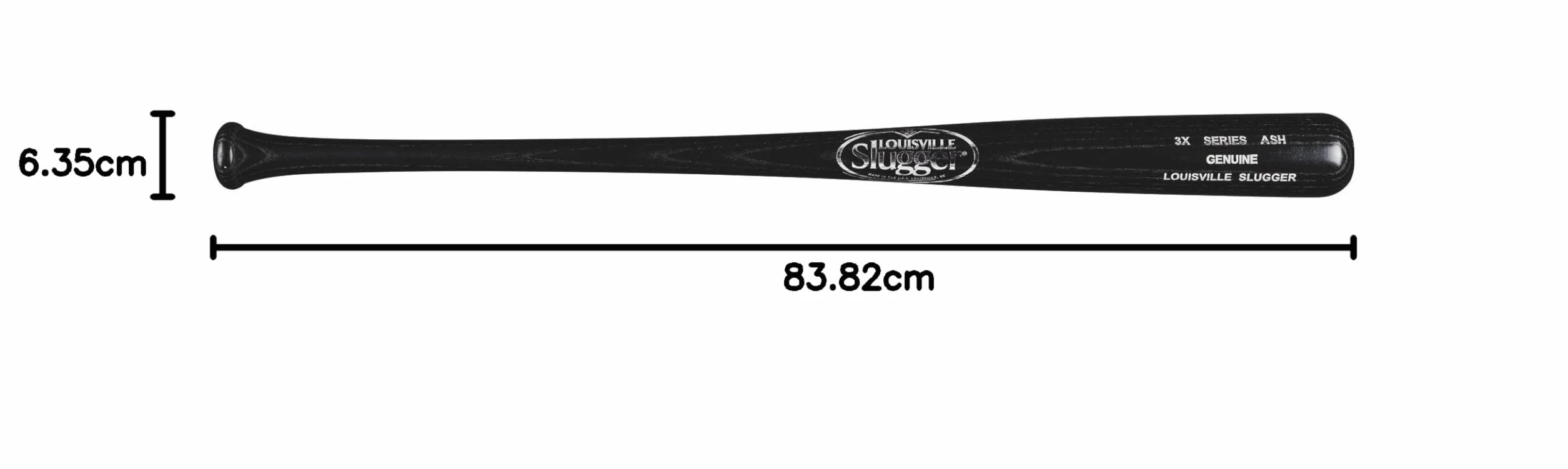 Louisville Slugger Oryginalna seria 3X Ash Mieszany kij baseballowy