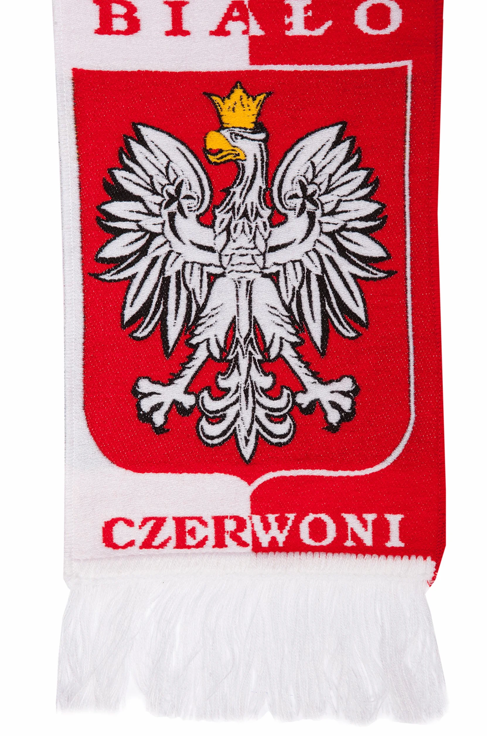 Poland Polska Authentic tkany szalik piłkarski