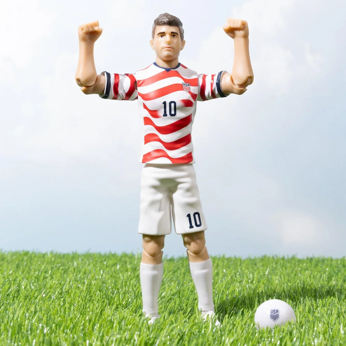 Sockers Banbo Toys USMNT Christian Pulisic Home Jersey 20 cm Kolekcjonerska Figurka Piłkarska