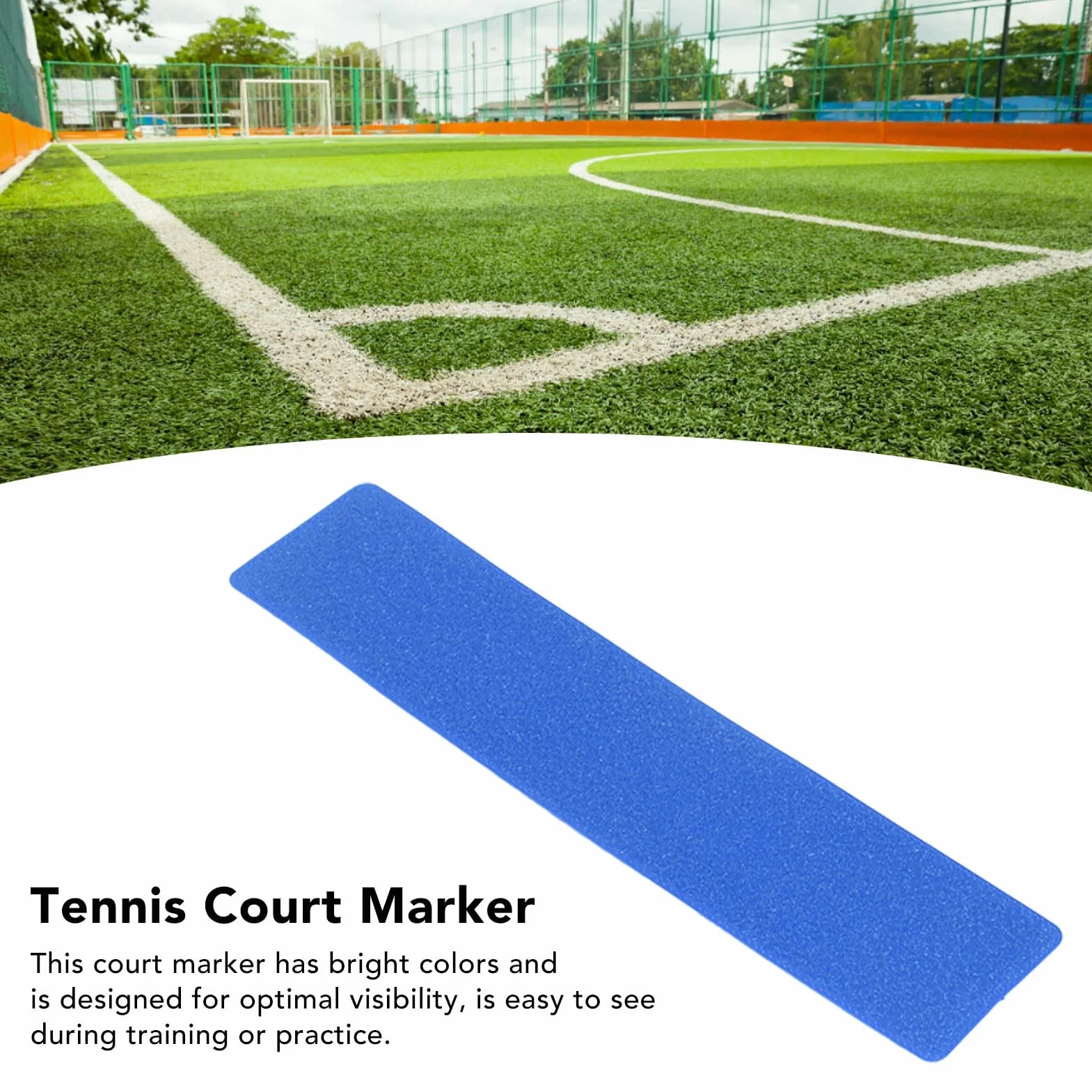 Zestaw Znaczników Linii Kortu, Znaczniki Miejsc Tenisowych Uniwersalna Linia Znakowania do Tenisa Pickleball Piłka Nożna Boiska do Koszykówki