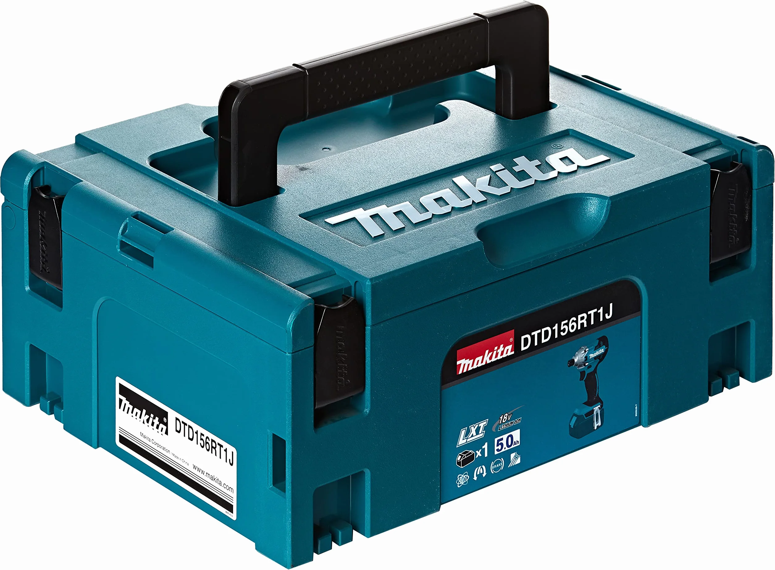 Makita DTD156RT1J Atornillador Impact 18 V LXT 5 Ah 155 nm czarny