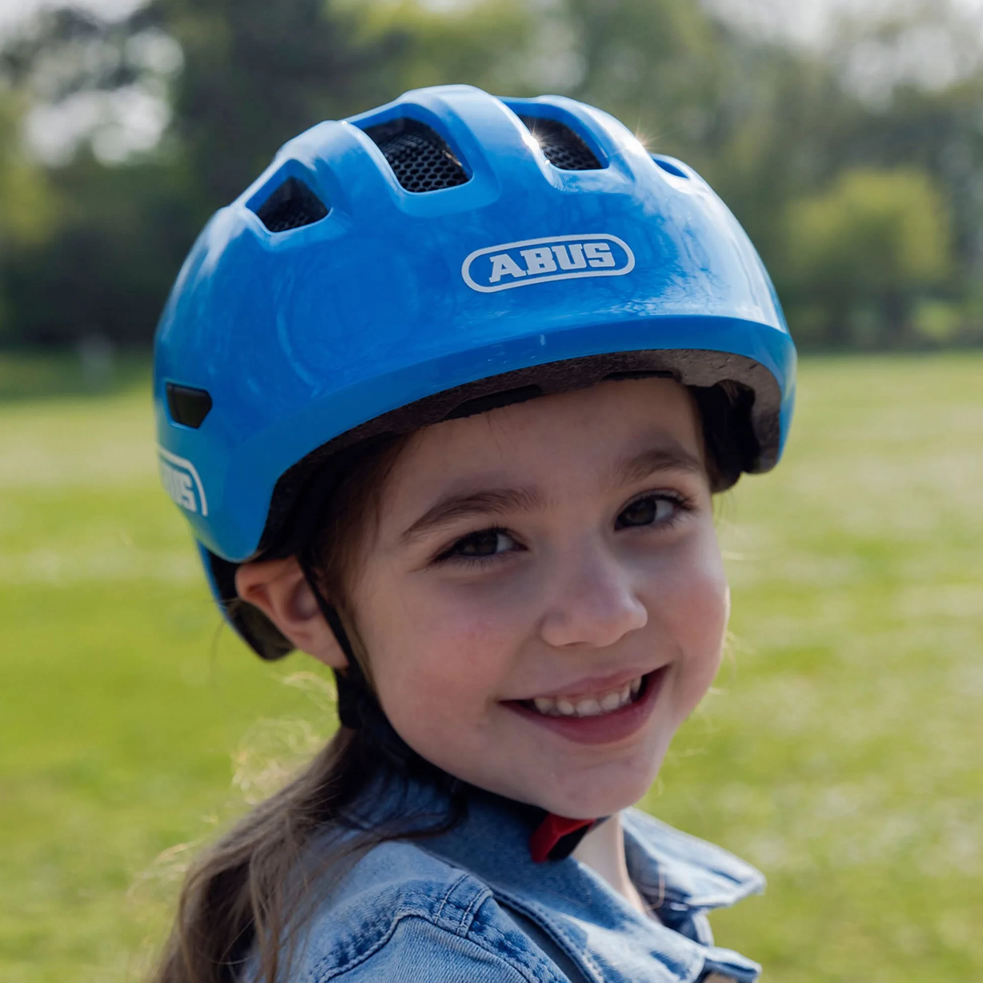 Abus Uniseks Smiley 3.0 67262 Kask Rowerowy, Niebieski (Blue Whale), M (50-55 cm)