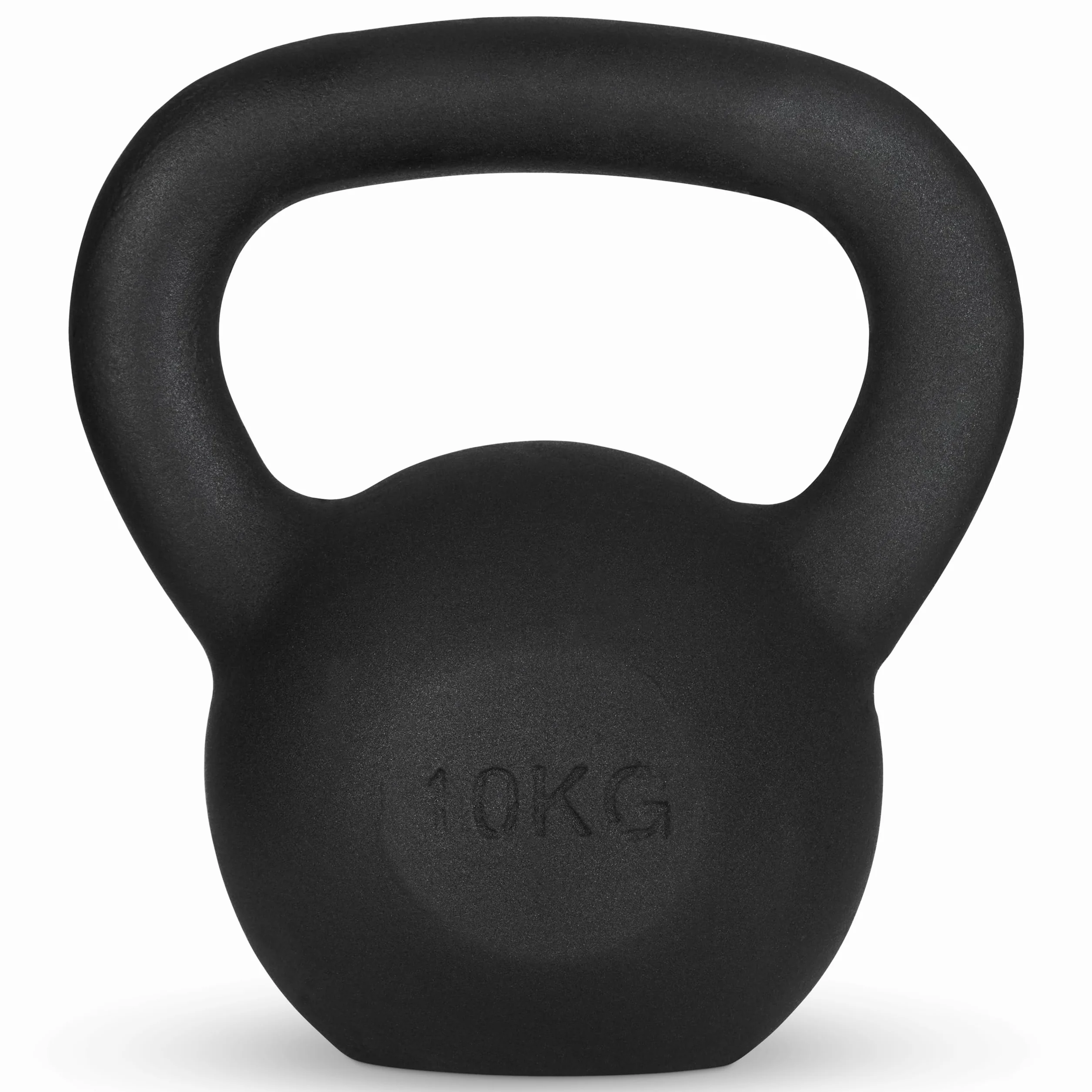 Athlyt Kettlebell żeliwny, 10 kg, czarny