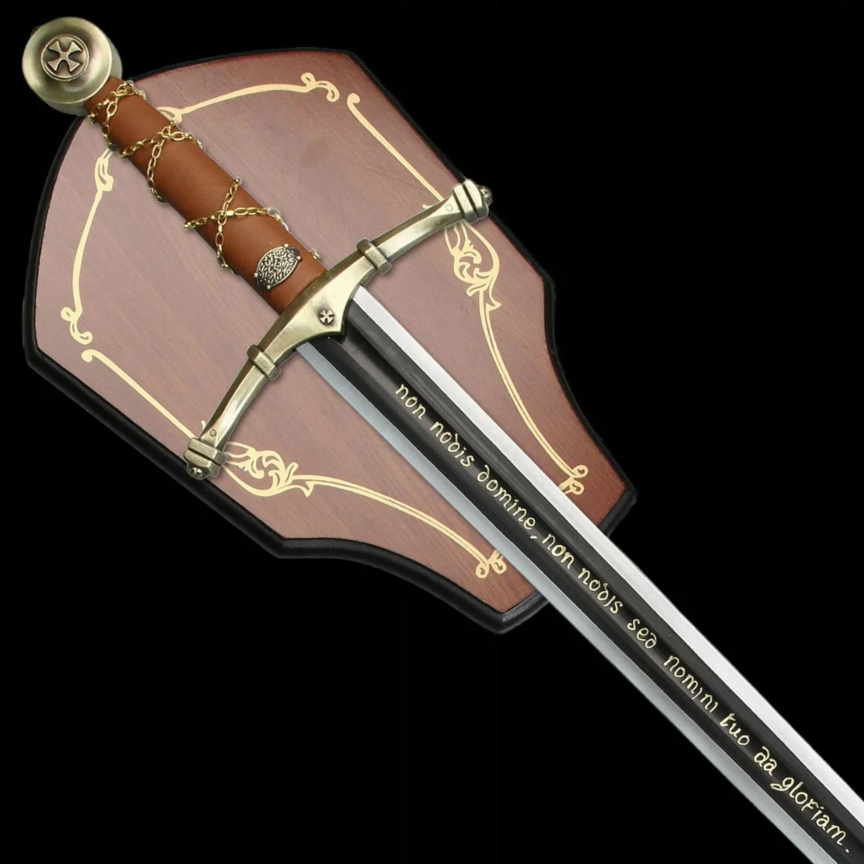 Miecz templariusza metalowy 112 cm dekoracyjny SW-601
