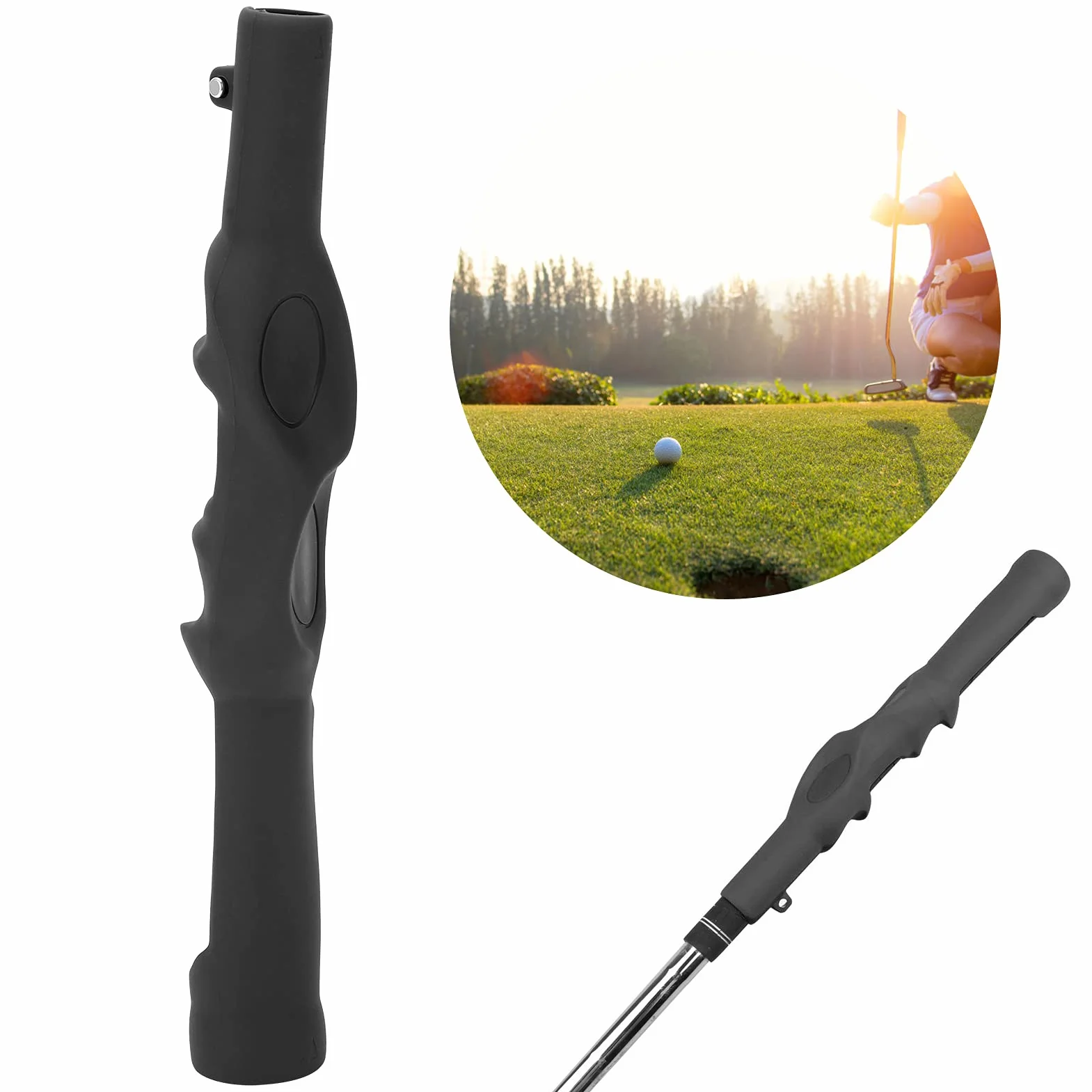Golf Grip Training Aid, golf huśtawka golfowa standardowa pomoc dydaktyczna Rysunkowana lewą praktyką golfową dla początkujących