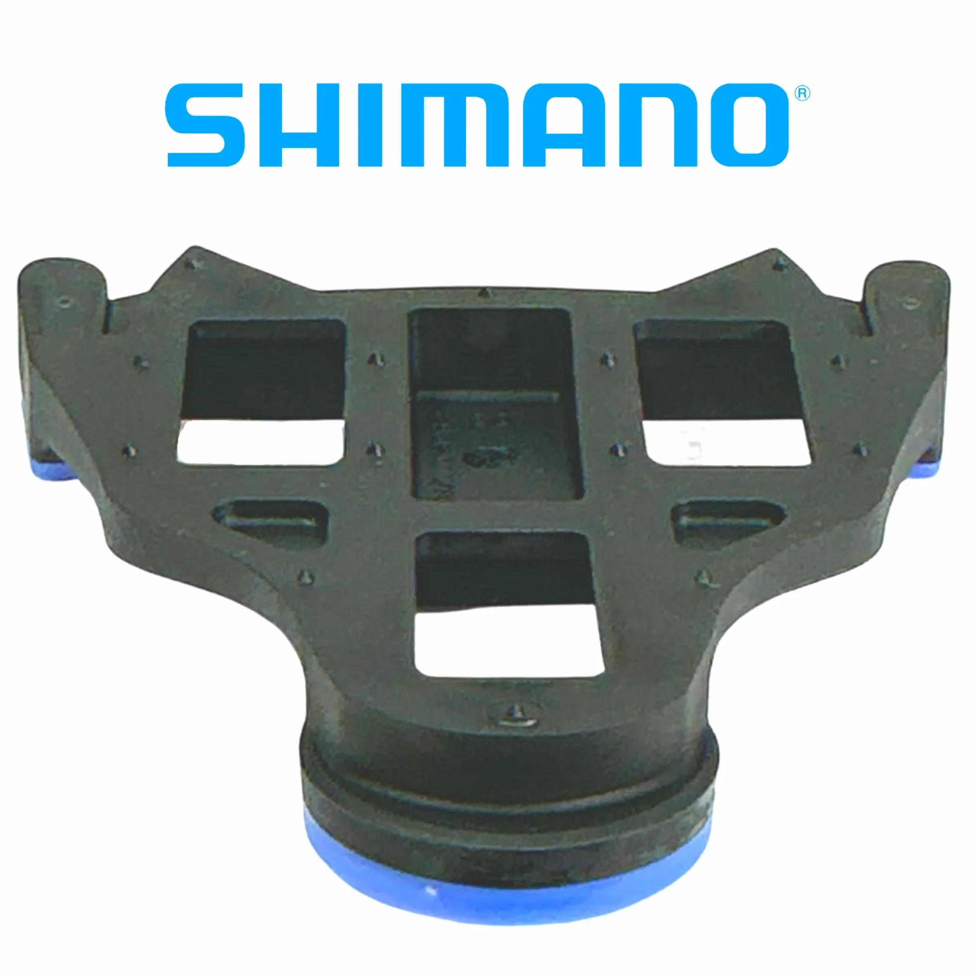 SHIMANO SPD SL Płyty do butów wyścigowych Road Cleats do pedałów zatrzaskowych (SH-12 not Fixed (obracane z przodu na środku) niebieskie)