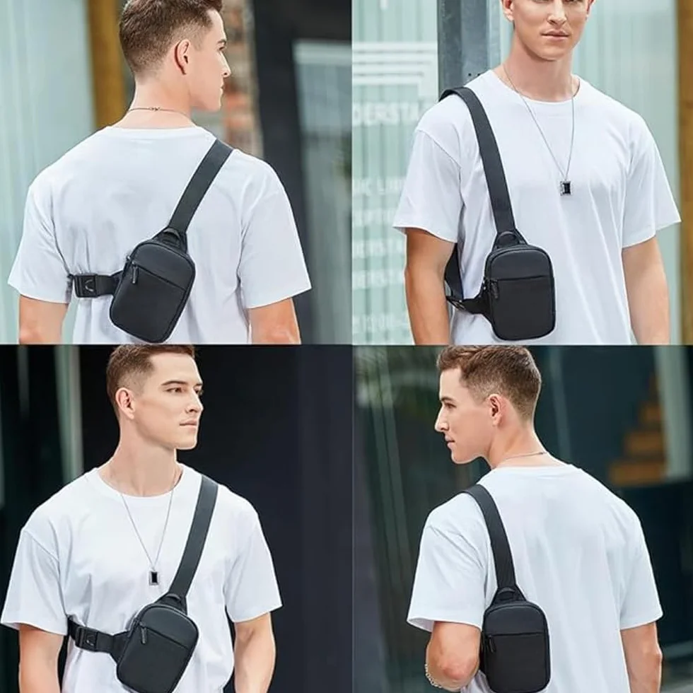 Męska torba na klatkę piersiową, wodoszczelna torba na ramię, mała, lekka, Sling Chest Crossbody, wodoodporna, torba na ramię dla mężczyzn i kobiet, do uprawiania sportów na świeżym powietrzu,