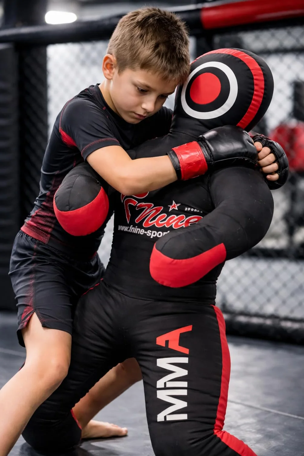 FNine MMA Grappling Dummy, dla Judo, Zapasy, Brazylijskiego Jiu Jitsu, Poddania i Rzucania UNFILLED Canvas Bag