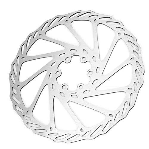 Tarcza hamulcowa rowerowa, rozmiar 4 części zamiennej tarczy hamulca rowerowego ze stali nierdzewnej antykorozyjna (180 mm)