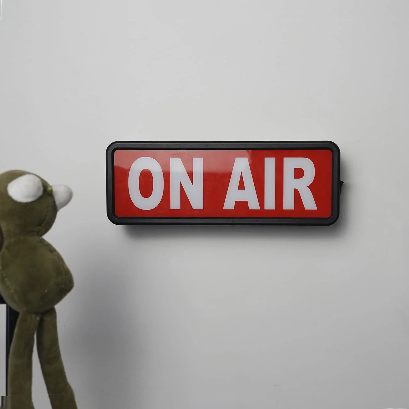 Znak świetlny ON AIR Recording Sign Studio Warning Sign dla Home Studio Company Desk Wall Decor