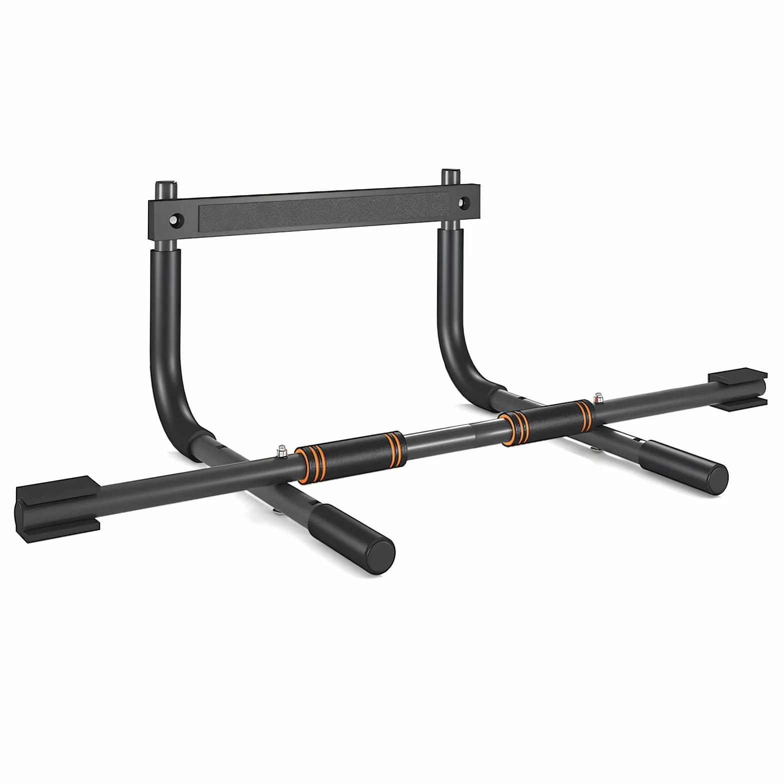 Drążek do podciągania na ramę drzwi, Premium Pull Up Bar do obciążenia do 200 kg, z antypoślizgowymi uchwytami, drążek do podciągania do drążków drzwiowych bez montażu i śrub, do domowej hali