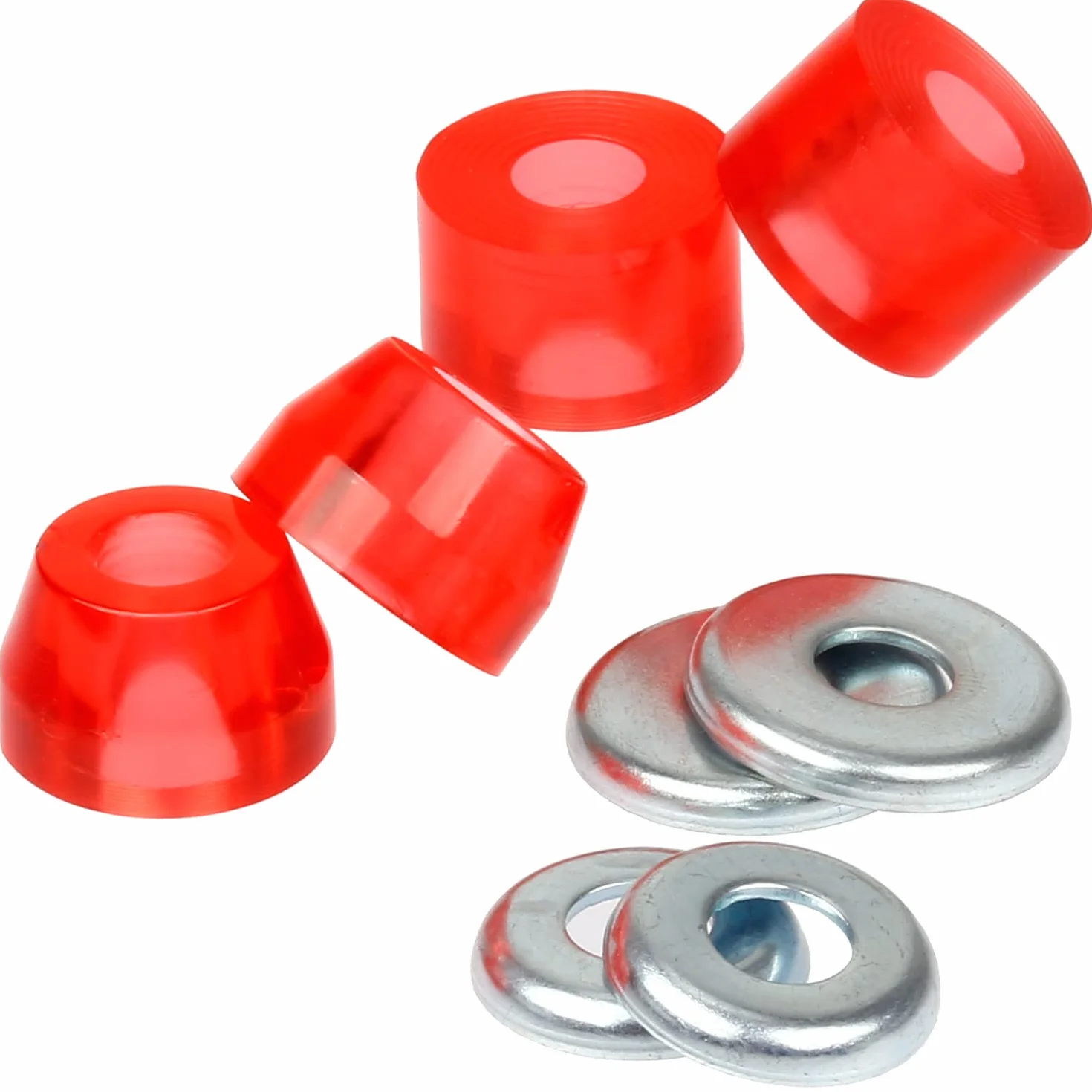 FunTomia Gumka do kierowania do longboardu, deskorolki lub mini deskorolki (bushings) do dwóch osi