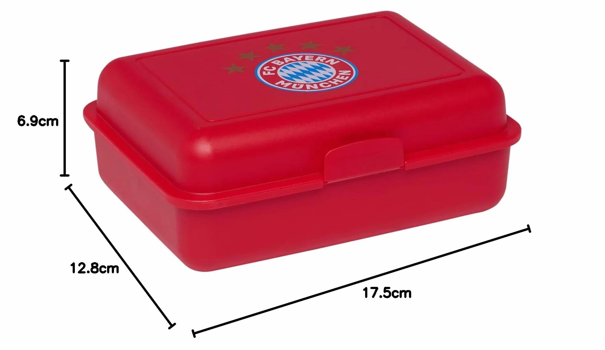 FC Bayern München Pude?ko ?niadaniowe, pude?ko na lunch, czerwone
