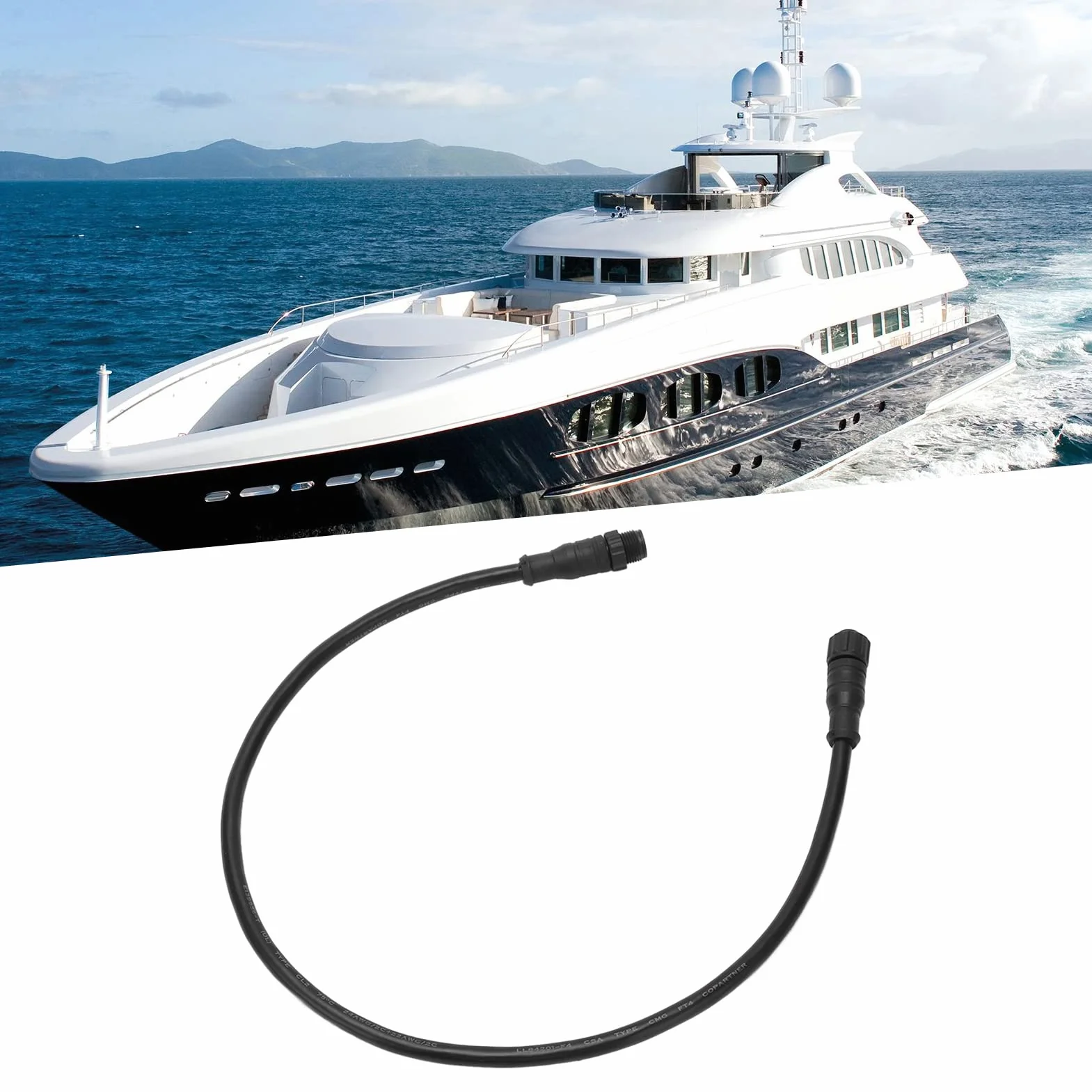 Kabel NMEA2000 do sieci Lowrance IP67 wodoodporny