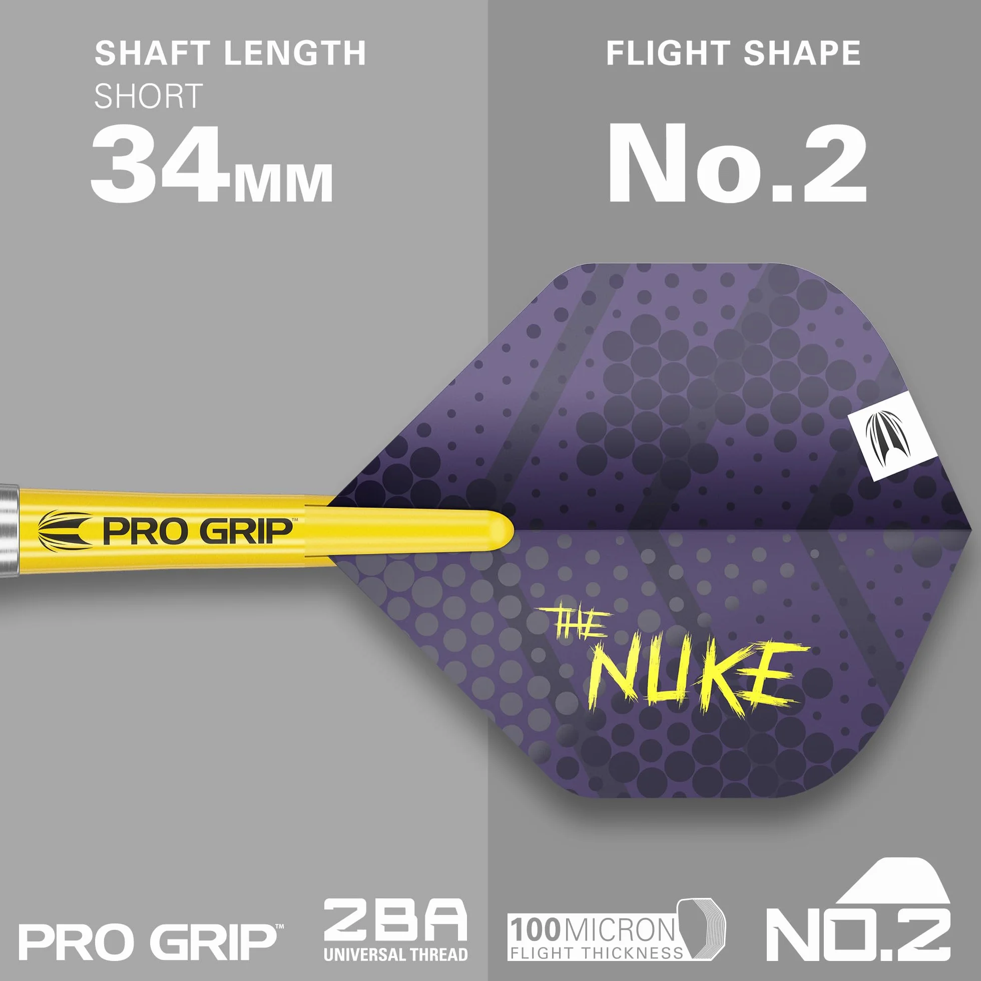 Target Darts Luke Littler Brass 22g Steel Tip Dart Set The Nuke Player Edition