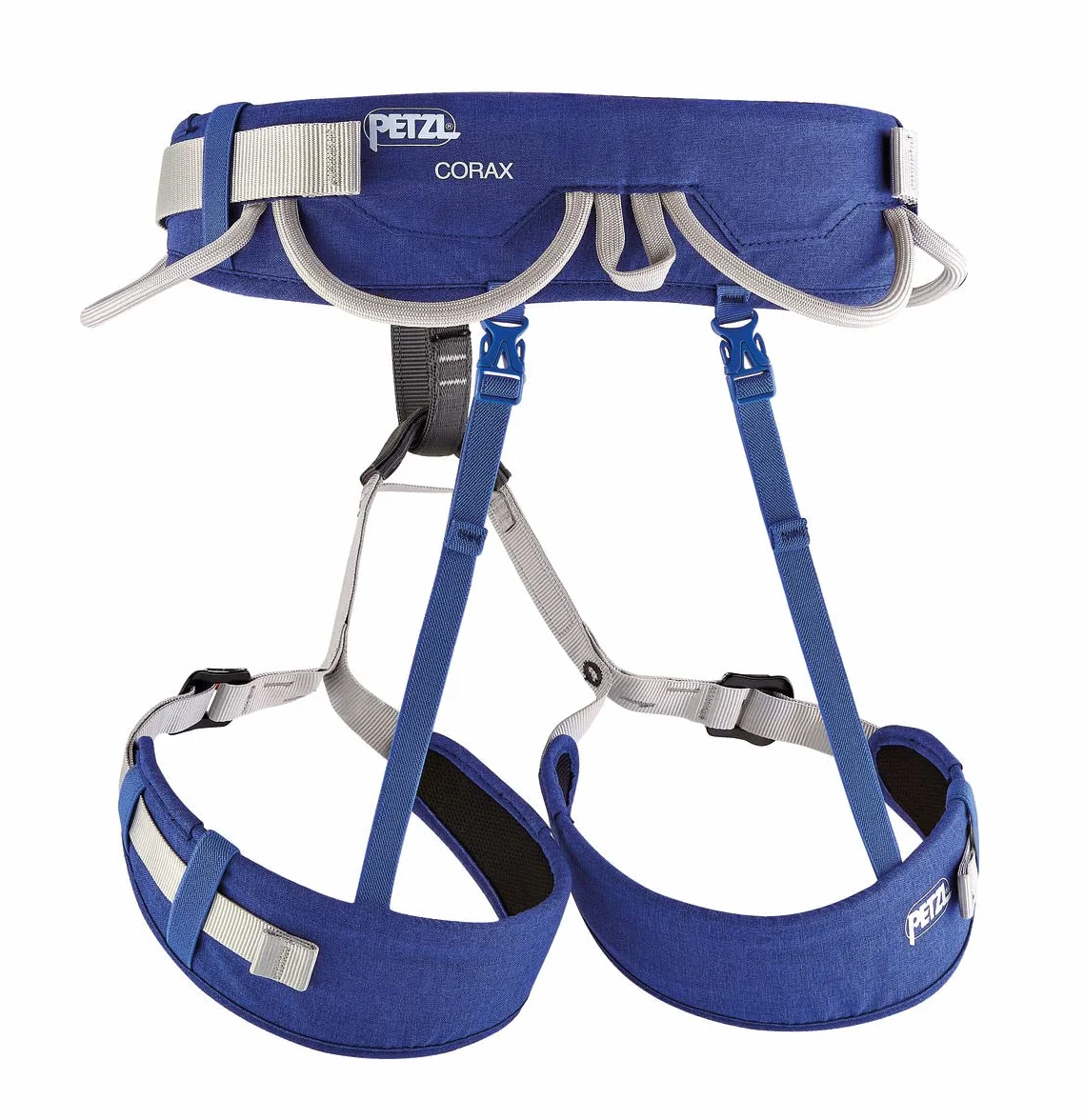 Petzl Corax Pasek wspinaczka niebieski