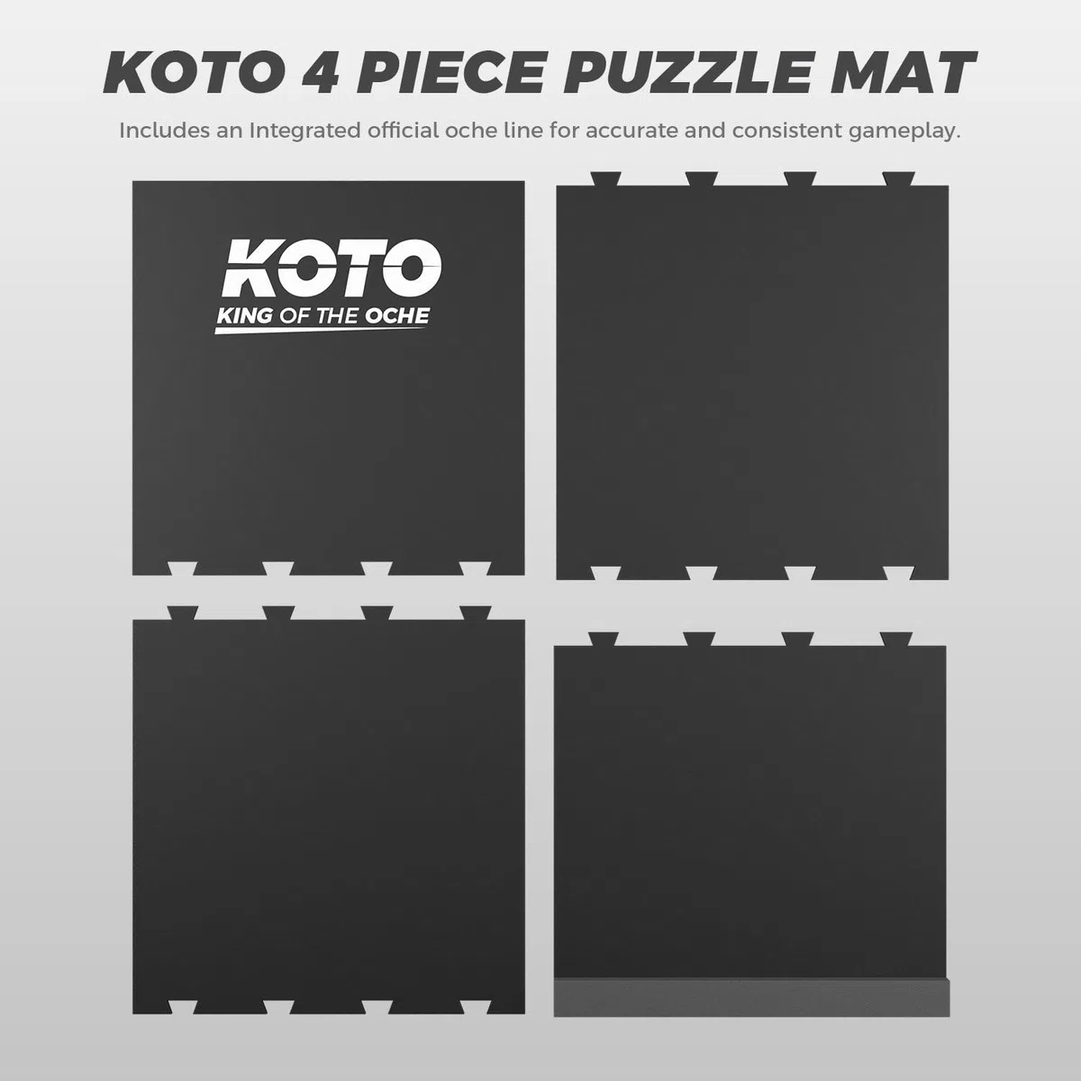 KOTO Puzzle mata do darta – 237 x 60 cm – z Oche do gry w darta – piankowa mata do darta dla początkujących i profesjonalistów