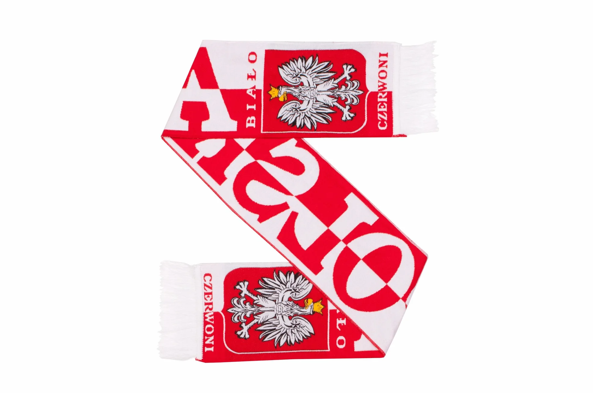 Poland Polska Authentic tkany szalik piłkarski