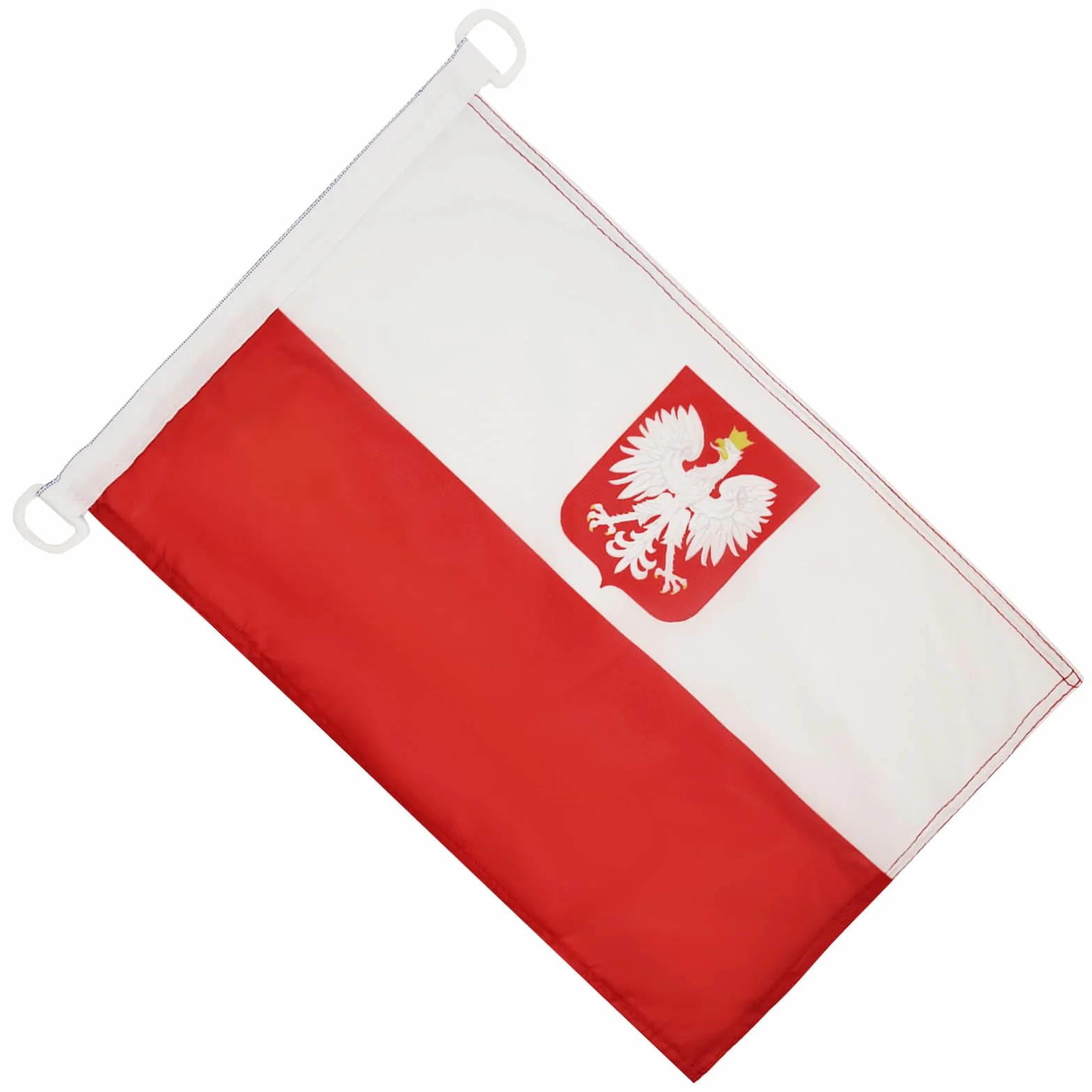 AZ FLAG Flaga żeglarska flaga cywilna Polska 45x30cm - Flaga statku Kupieckiego 30 x 45 cm