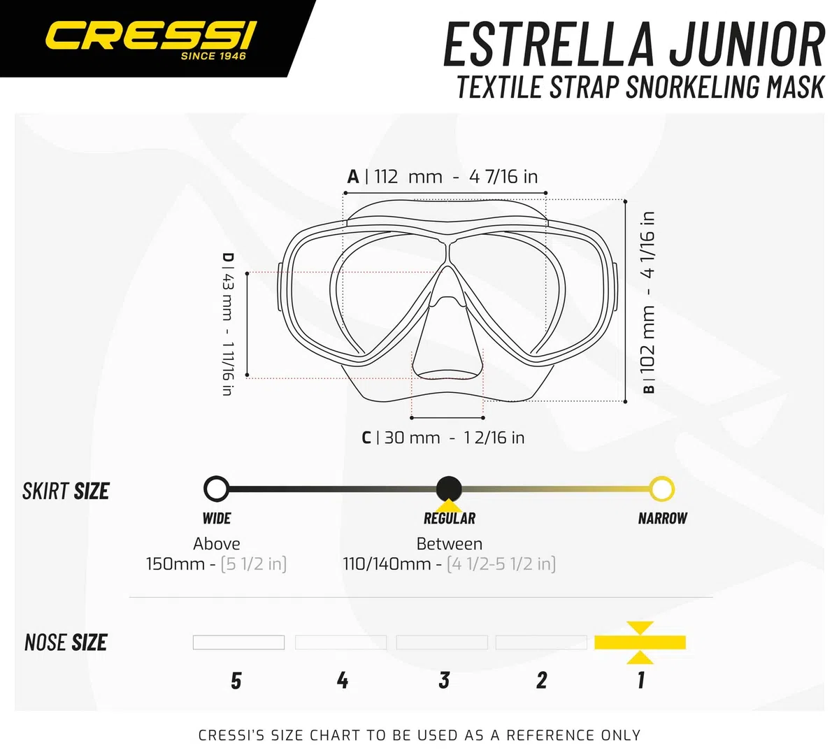 Estrella Jr Txle Strap Mask