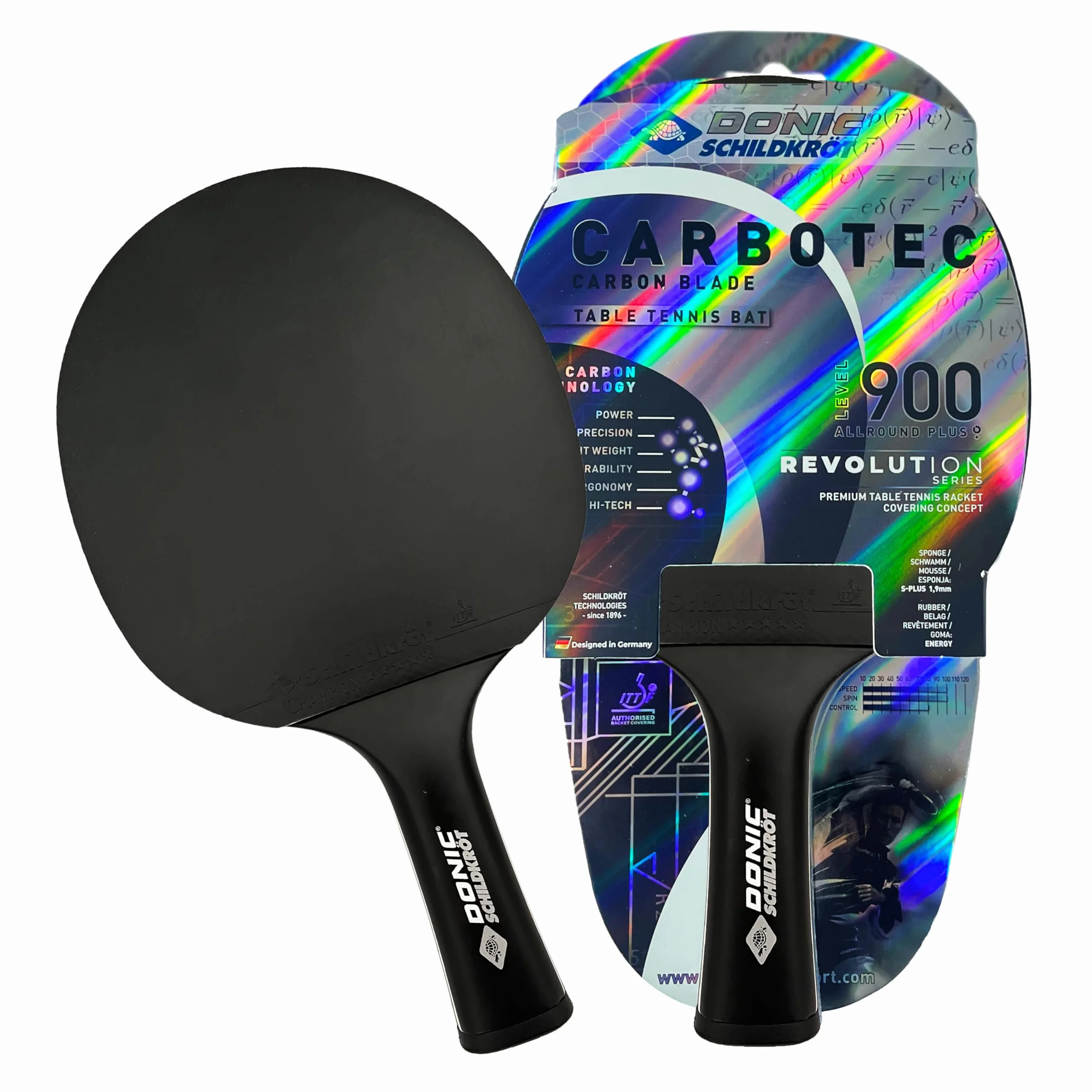 Schildkröt Rakieta do tenisa stołowego CarboTec 900, wklęsła