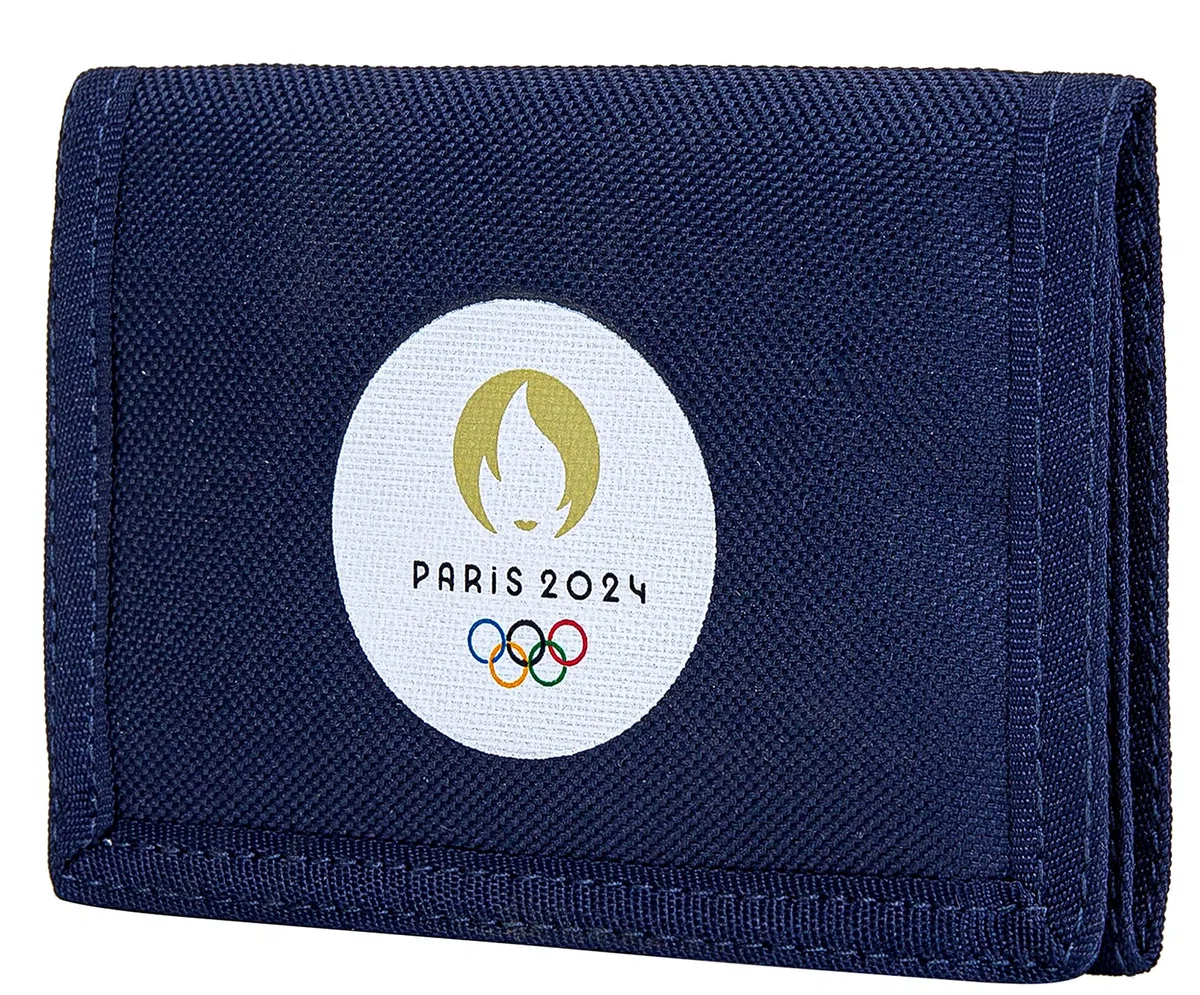 PARIS 2024 Portfel JO Oficjalna Kolekcja Igrzyska Olimpijskie Niebieski