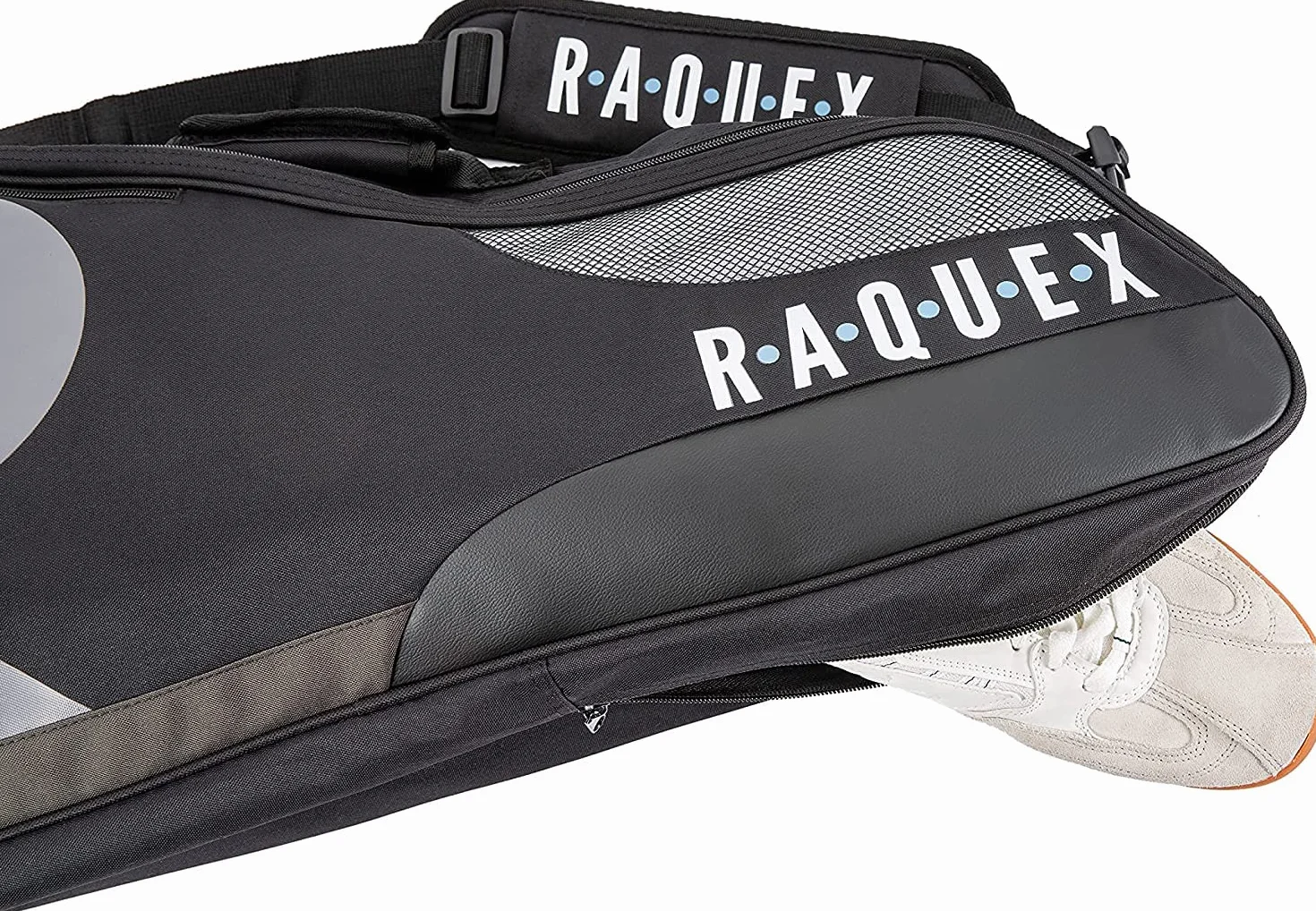 Raquex 6 Racket Bag – Pokrowiec na rakiety do tenisa, squasha i badmintona. Mieści maksymalnie 6 rakiet, akcesoria i tenisówki