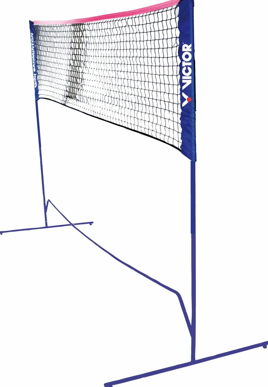 Victor Easy siatka do badmintona – wielofunkcyjna siatka do badmintona z regulacją wysokości, 350 x 155 cm