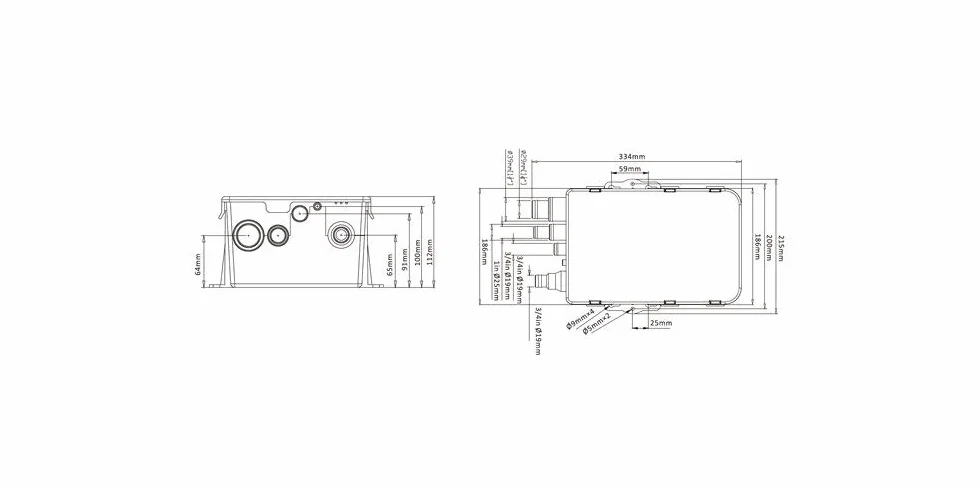 LIGHTEU®, Seaflo system miski prysznicowej 47 LPM, automatyczna pompa wody zęzowej 12 V 750 GPH