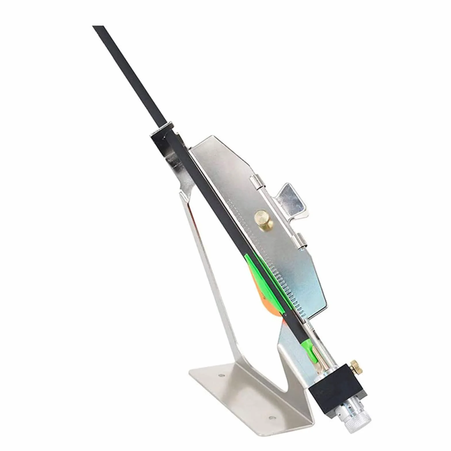 Wallfire Łucznictwo Fletching Jig, trwałe aluminiowe strzały do łucznictwa Fletching Jig Pióro Stick narzędzie do samodzielnego wykonania łucznictwa, strzały pióra, łopaty, 23 × 19,5 × 12 cm