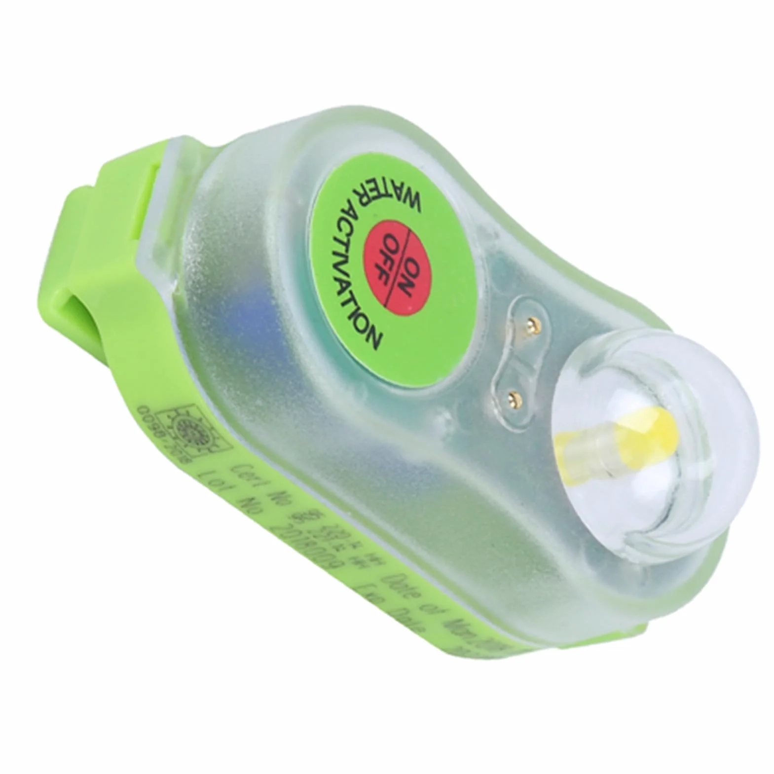 Lampa świetlna Kamizelki Ratunkowej, światło Stroboskopowe Kamizelki Ratunkowej do Kamizelki Ratunkowej za Burtą, Samooświetlenie LED z Wodą Morską Latarka Ratująca życie Rzucająca Się w Oczy Lampa św