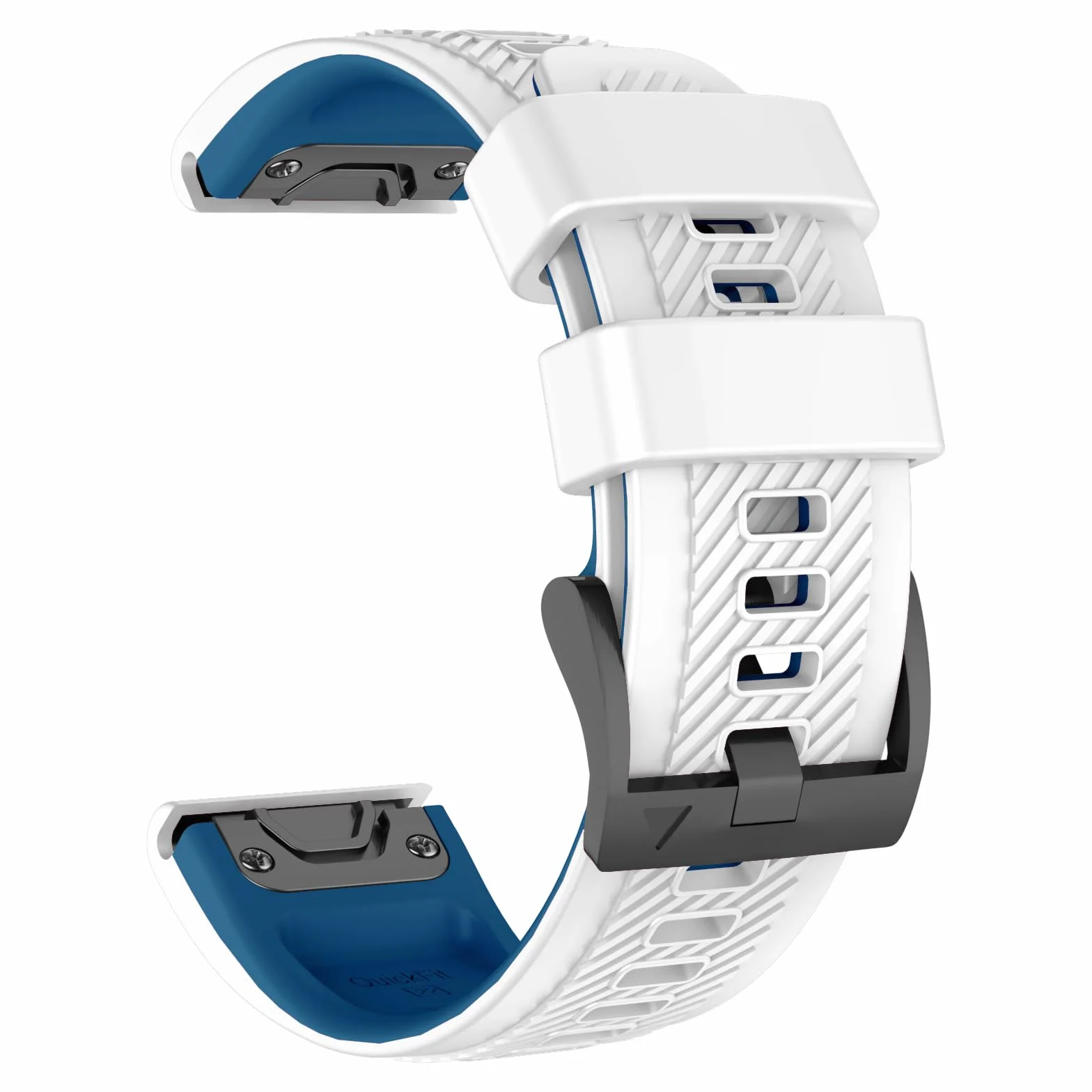 Pasek do zegarka Garmin Fenix 6 Pro / Fenix 6 / Fenix 7 / Fenix 7 Pro / Fenix 5 / Epix Pro 47 mm, QuickFit 22 mm, silikonowy zamiennik do Garmin Forerunner 965/955/945/935