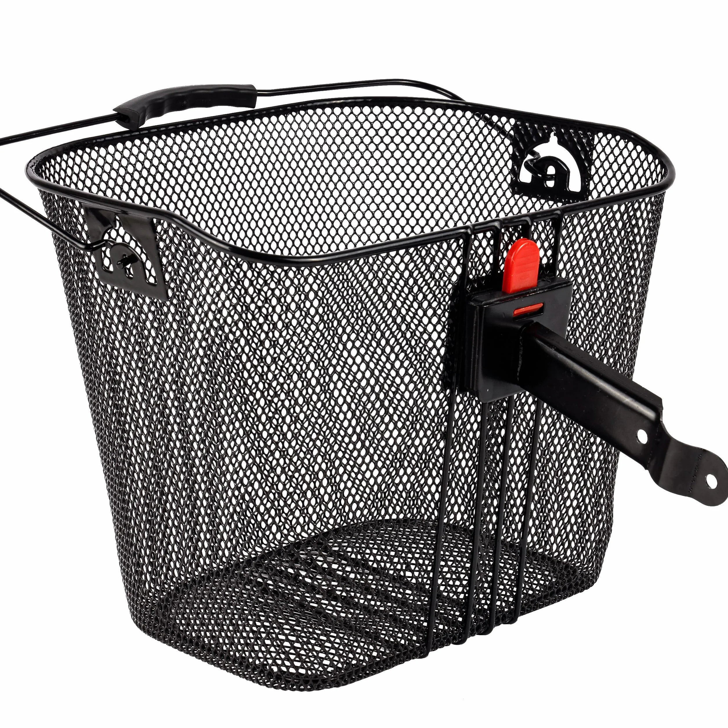 Metalowy kosz na kierownicę rowerową + uchwyt na kosz | kosz na kierownicę z adapterem | kosz do mocowania | 34 x 25 x 27 cm | do 5 kg
