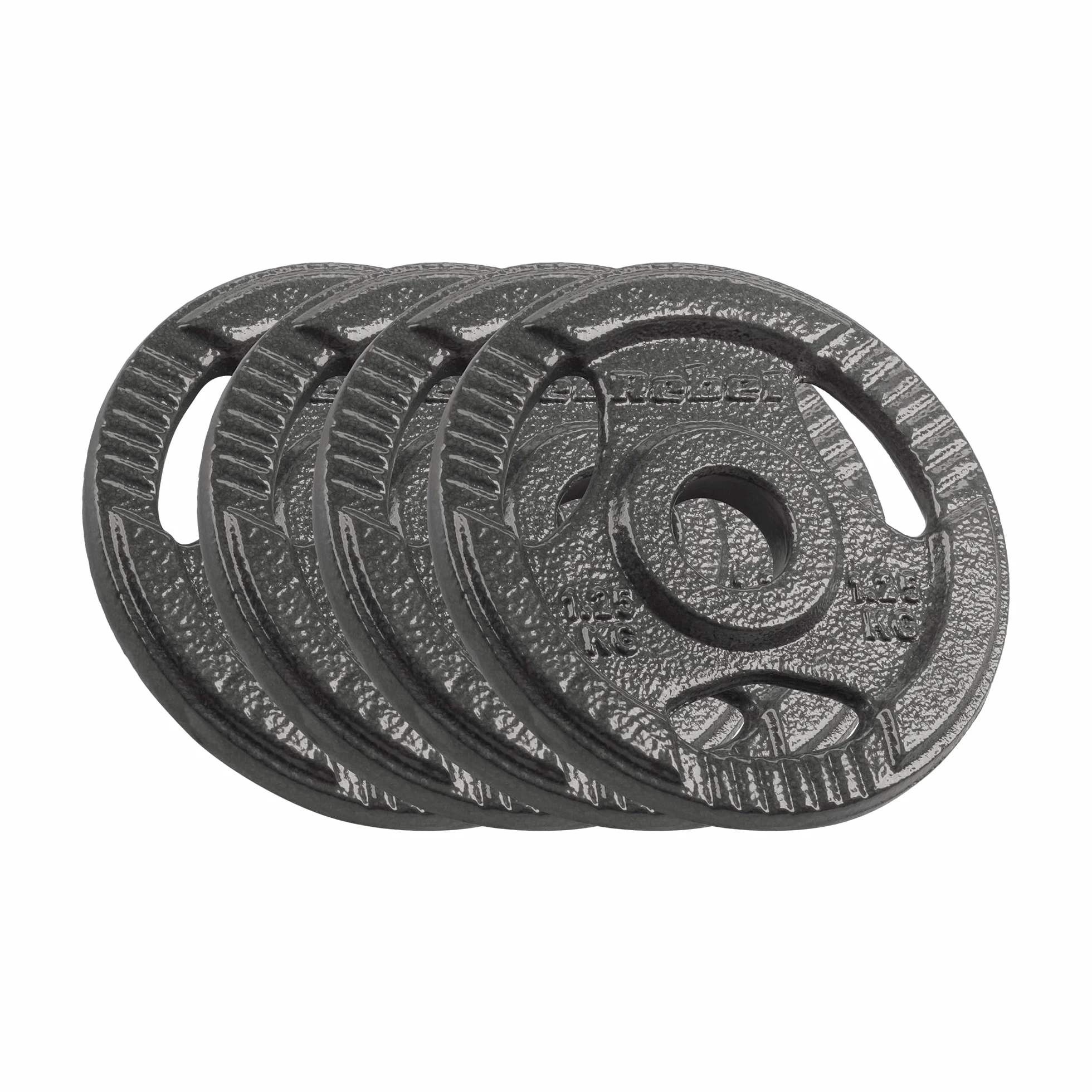 Rebel Zestaw Obciążeń Żeliwnych 4x1.25kg Otwór 31mm Talerz z Uchwytami RBA-2132