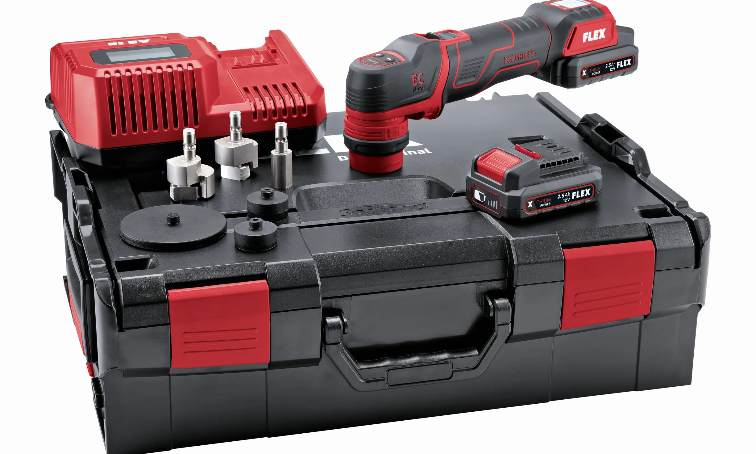 FLEX Akumulatorowa maszyna do polerowania PXE 80 12-EC 2.5 SET 12V 2,5Ah