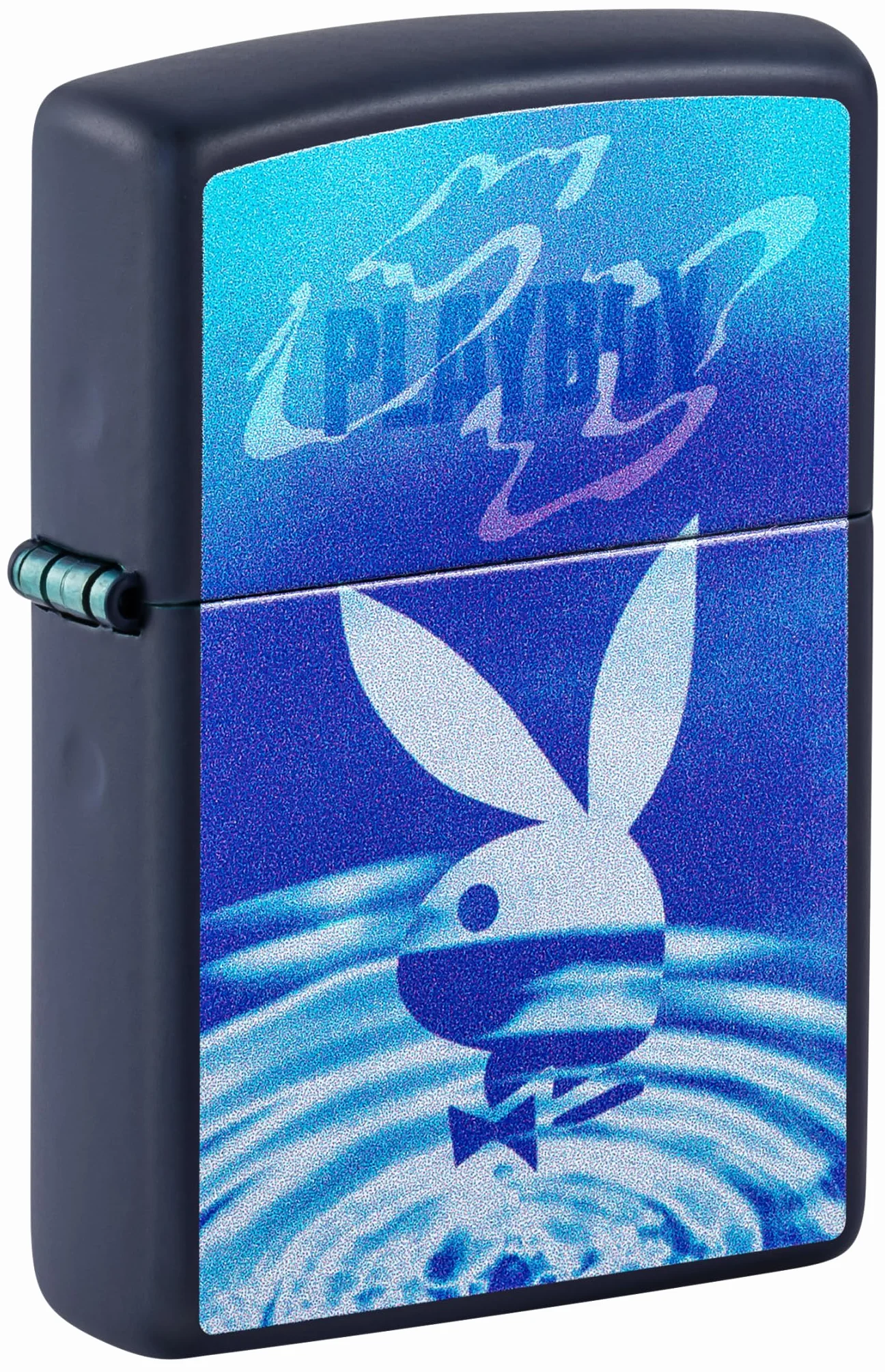 Zippo Playboy Zapalniczka Sztormowa Granatowa Matowa Wiatroodporna Wielokrotnego Użytku